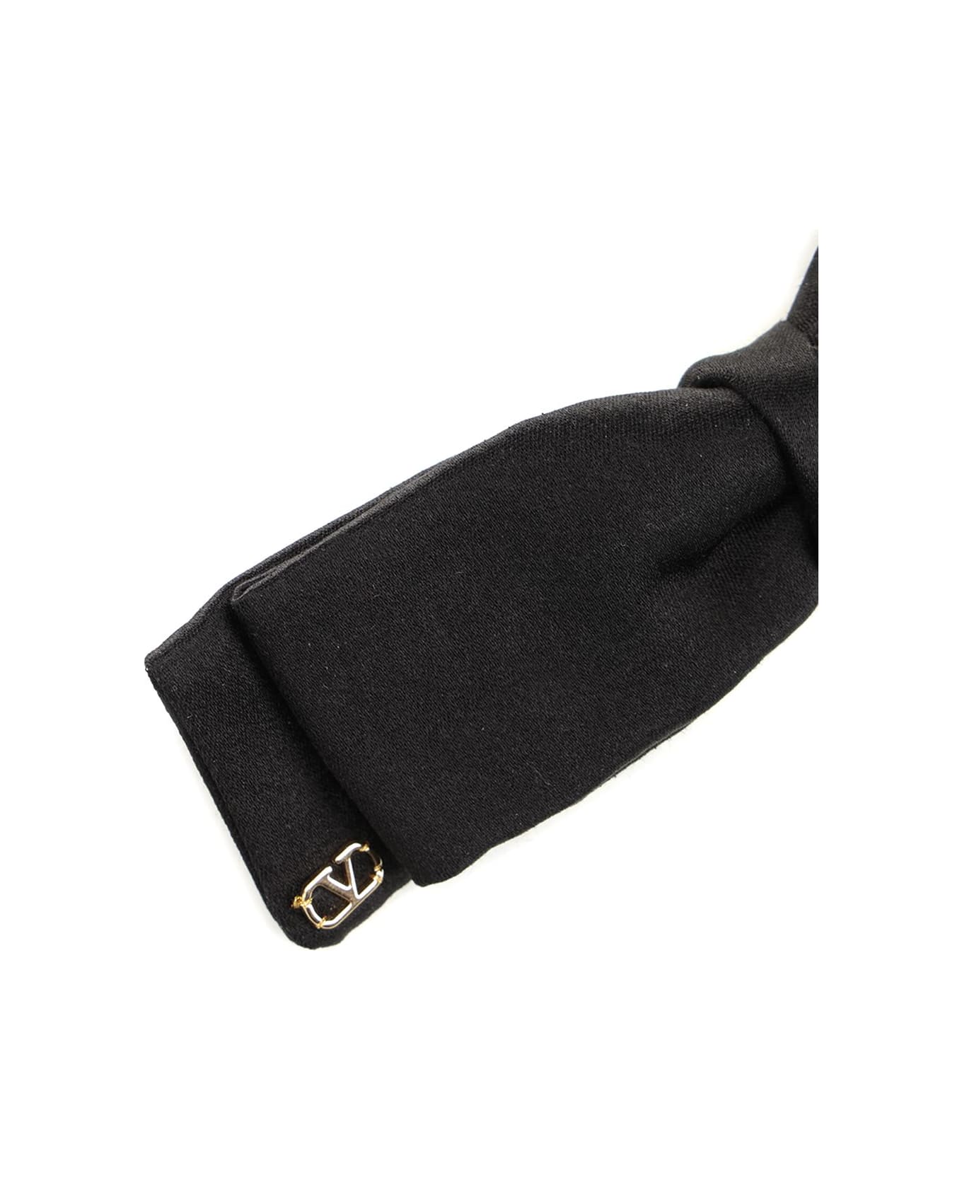 Valentino Garavani Bow Hair Clip - BLACK