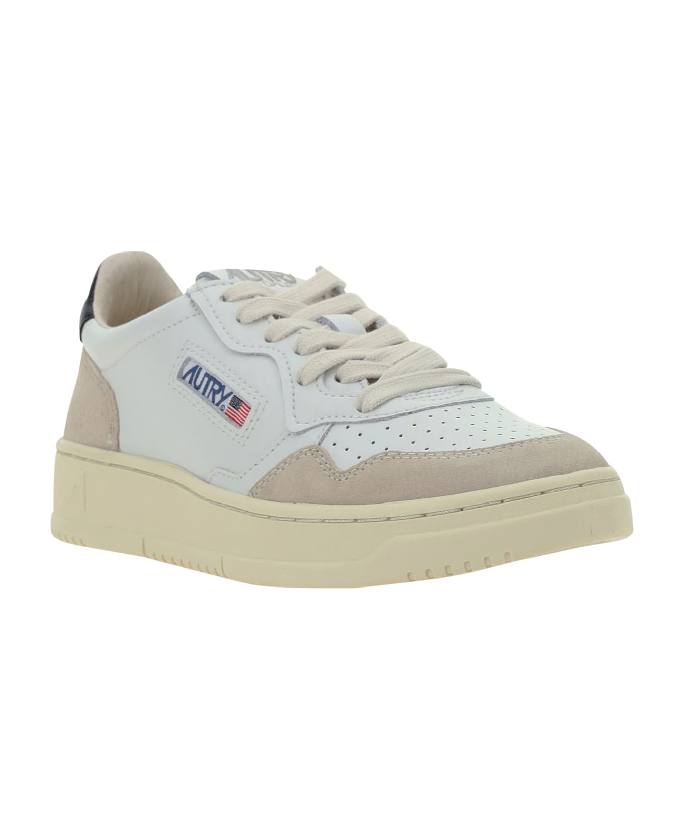 Autry Medalist Low Sneakers - Wht/blk