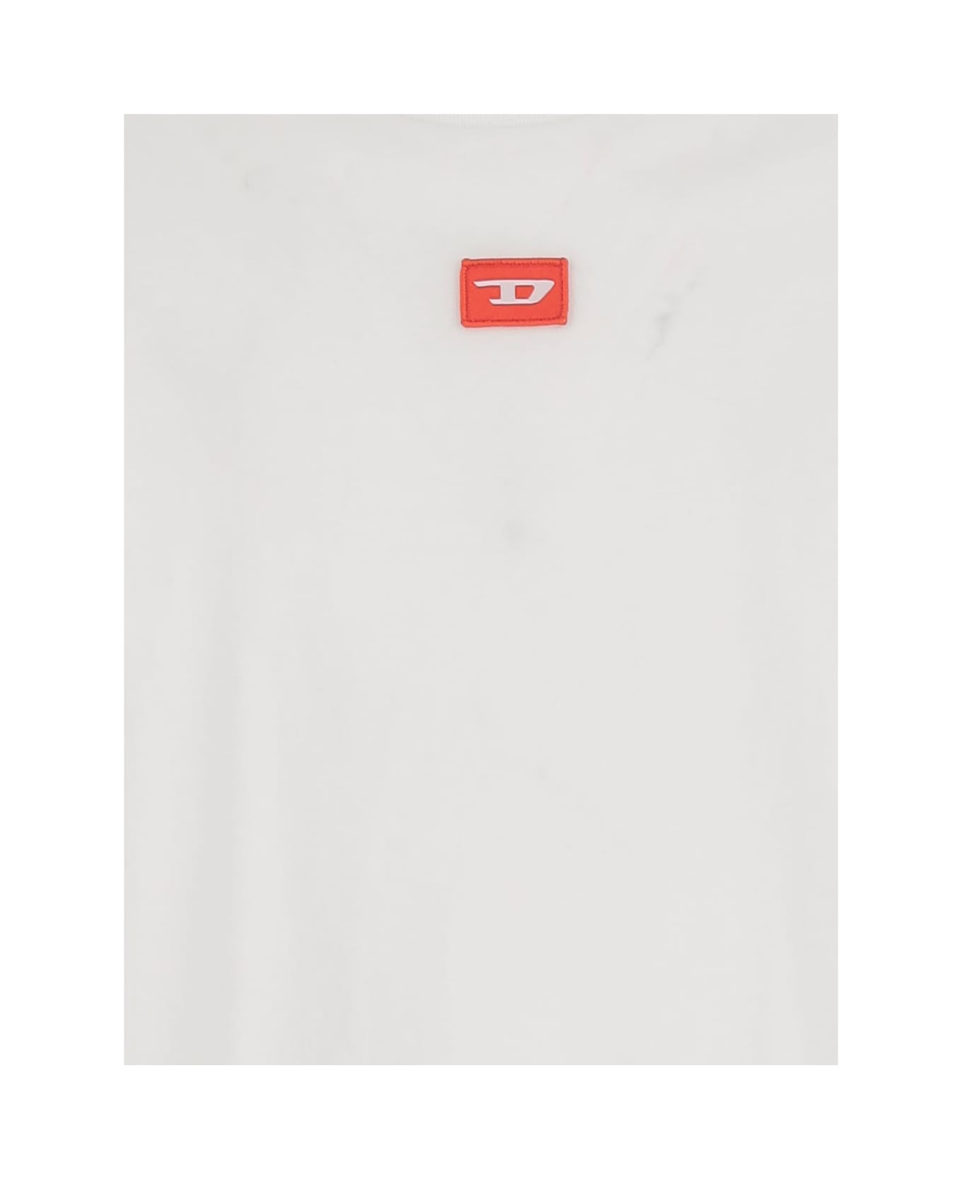 Diesel Txdiego Cotton T-shirt With Logo - White