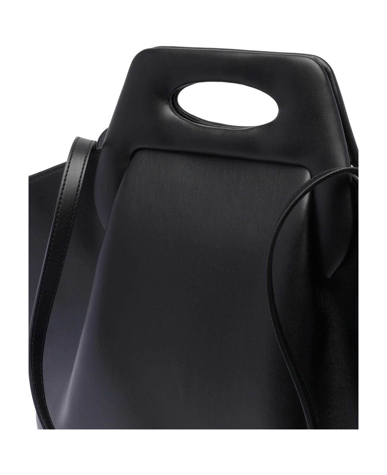 THEMOIRè Dhea Vegan Fabric Shoulder Bag - Black