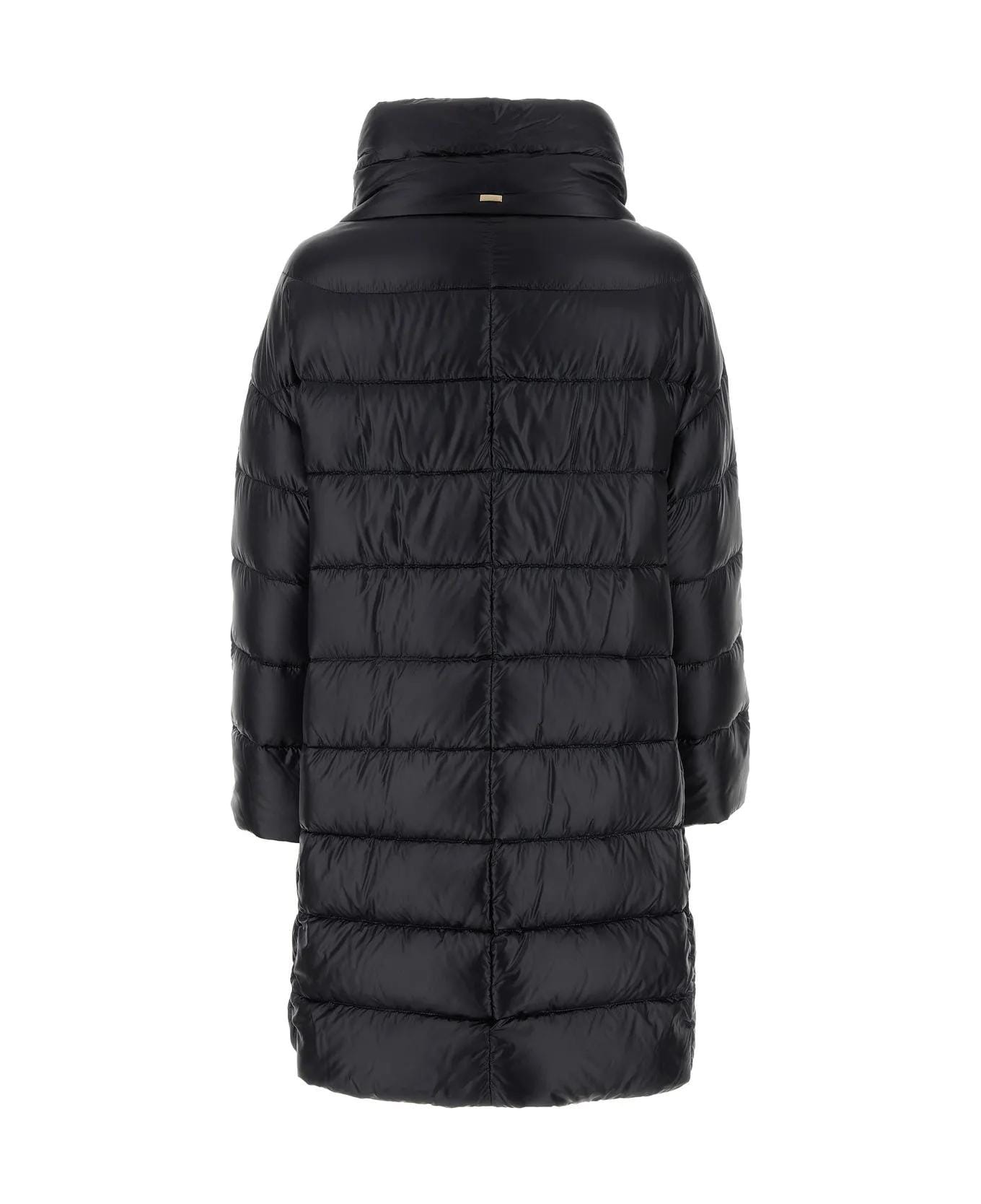 Herno Black Nylon Matilde Down Jacket - BLACK