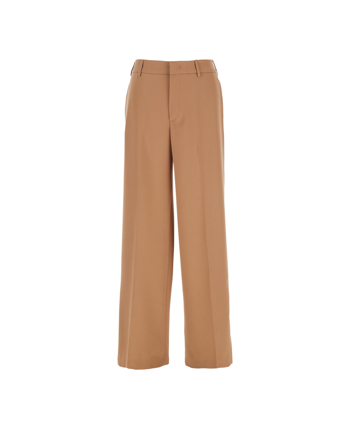 PT Torino 
lorenza
 Beige Tailored High Waisted Pants In Tech Fabric Woman - Beige