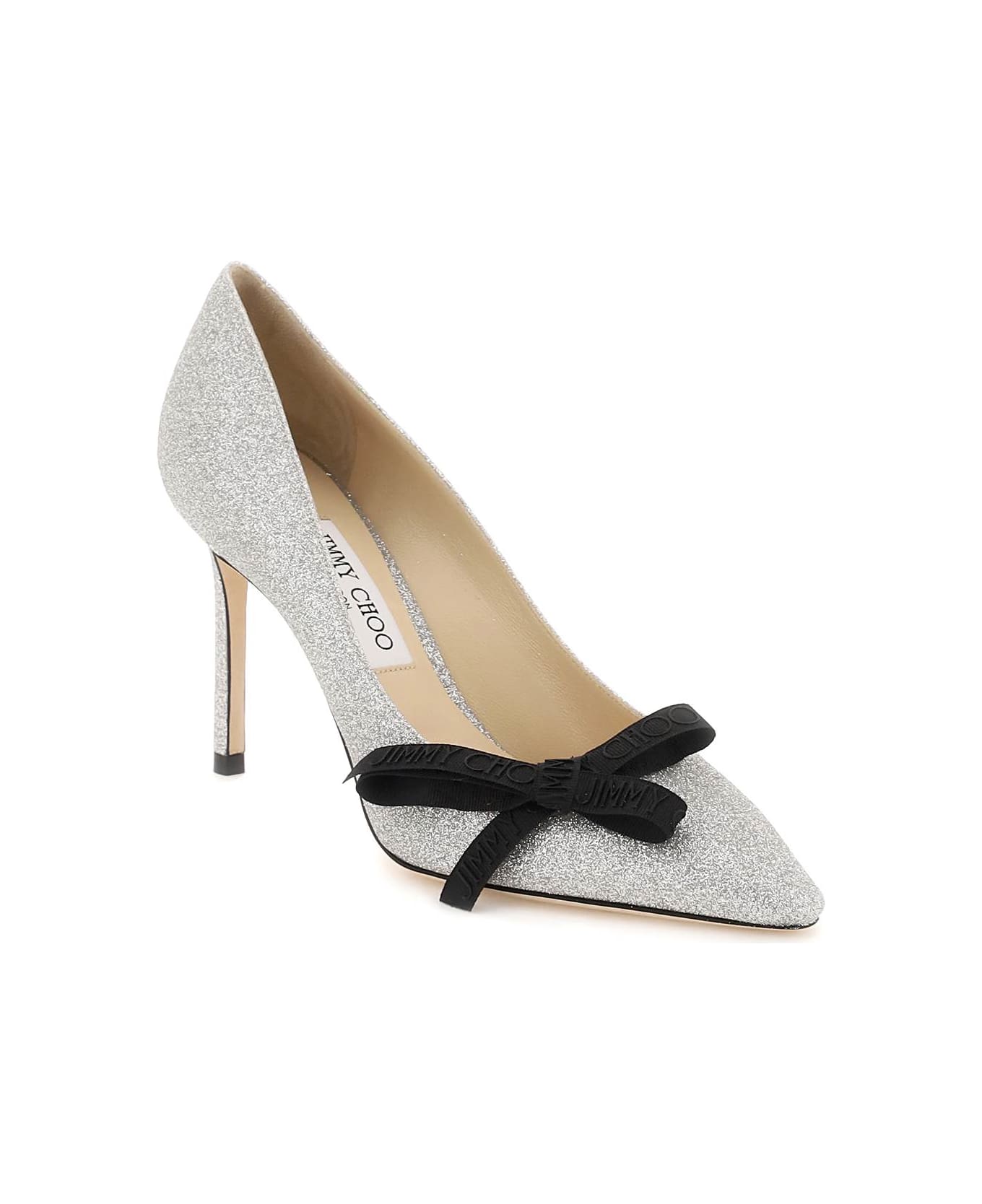 Jimmy Choo 'romy' Pumps - SILVER BLACK (Silver)