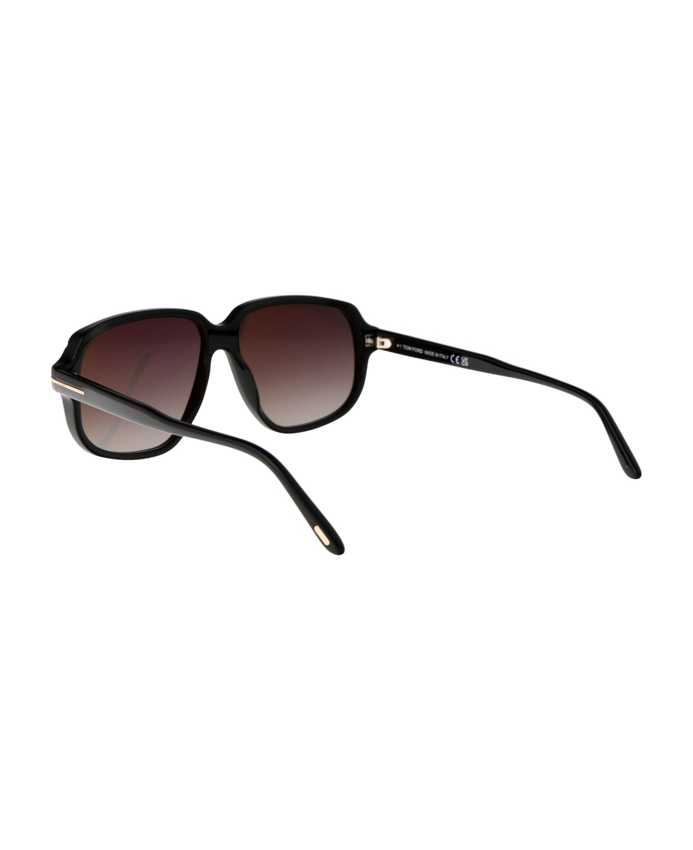 Tom Ford Eyewear Anton Sunglasses - 01B Nero Lucido / Fumo Grad