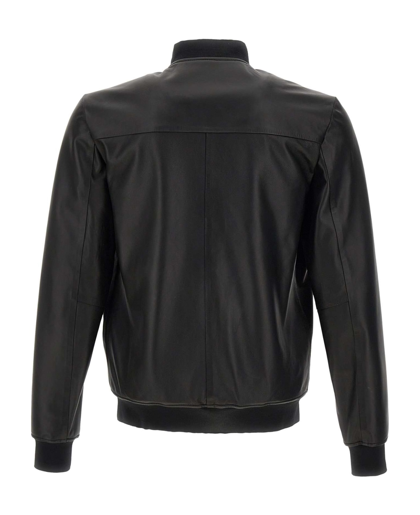 Brian Dales Leather Jacket - BLACK