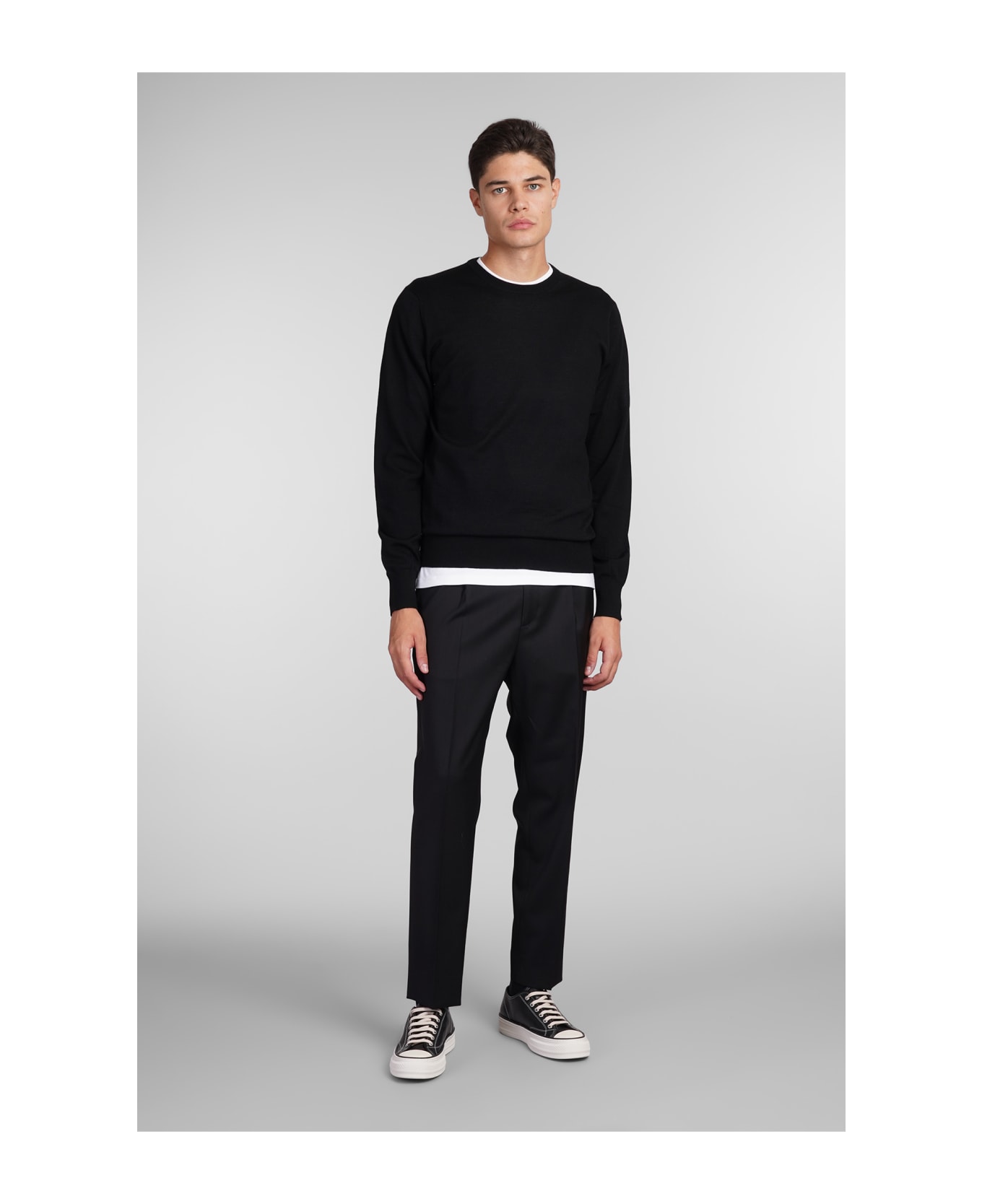 costumein Valerio Pants In Black Wool - black