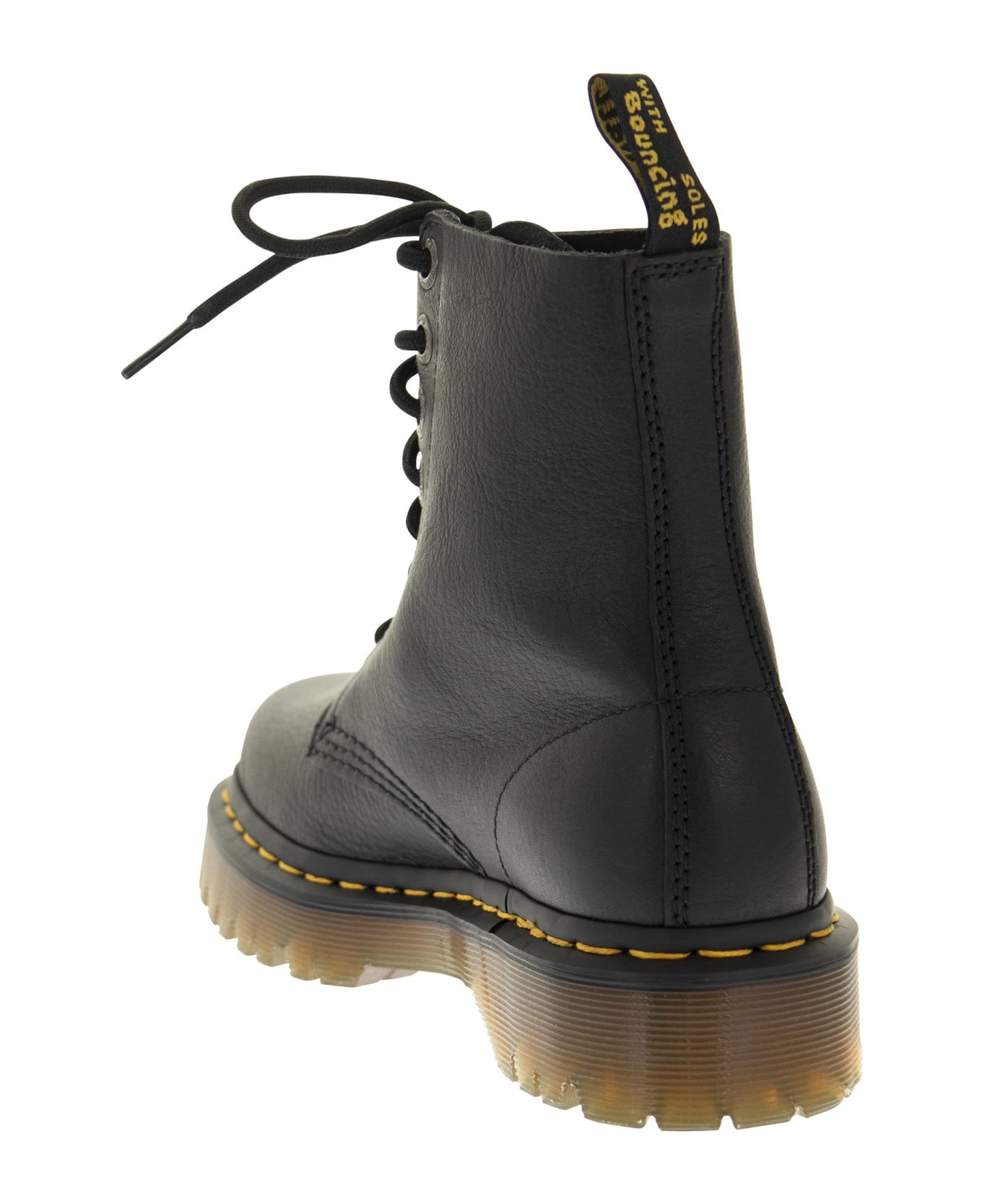 Dr. Martens 1460 Pascal - Leather Ankle Boots - Black Pisa