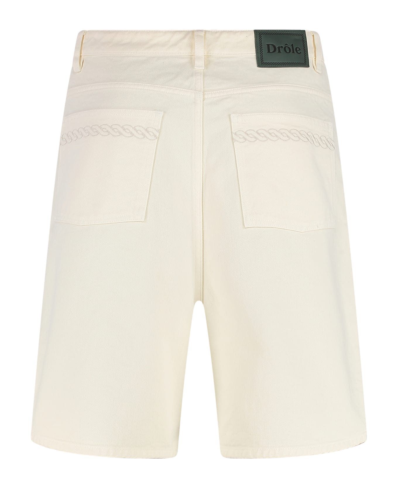 Drôle de Monsieur Cotton Bermuda Shorts - Ivory