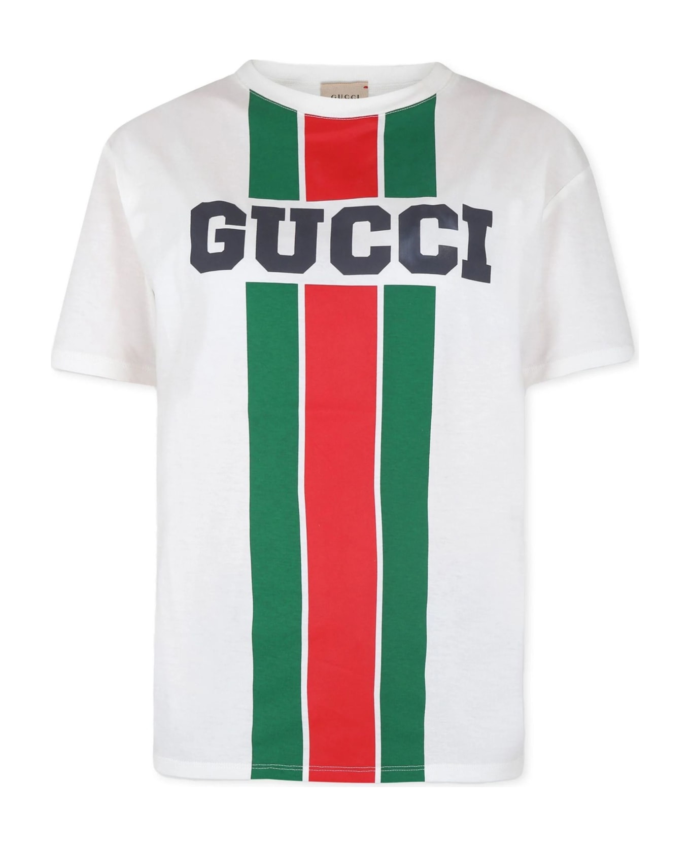 Gucci Kids T-shirts And Polos White - White Tシャツ＆ポロシャツ