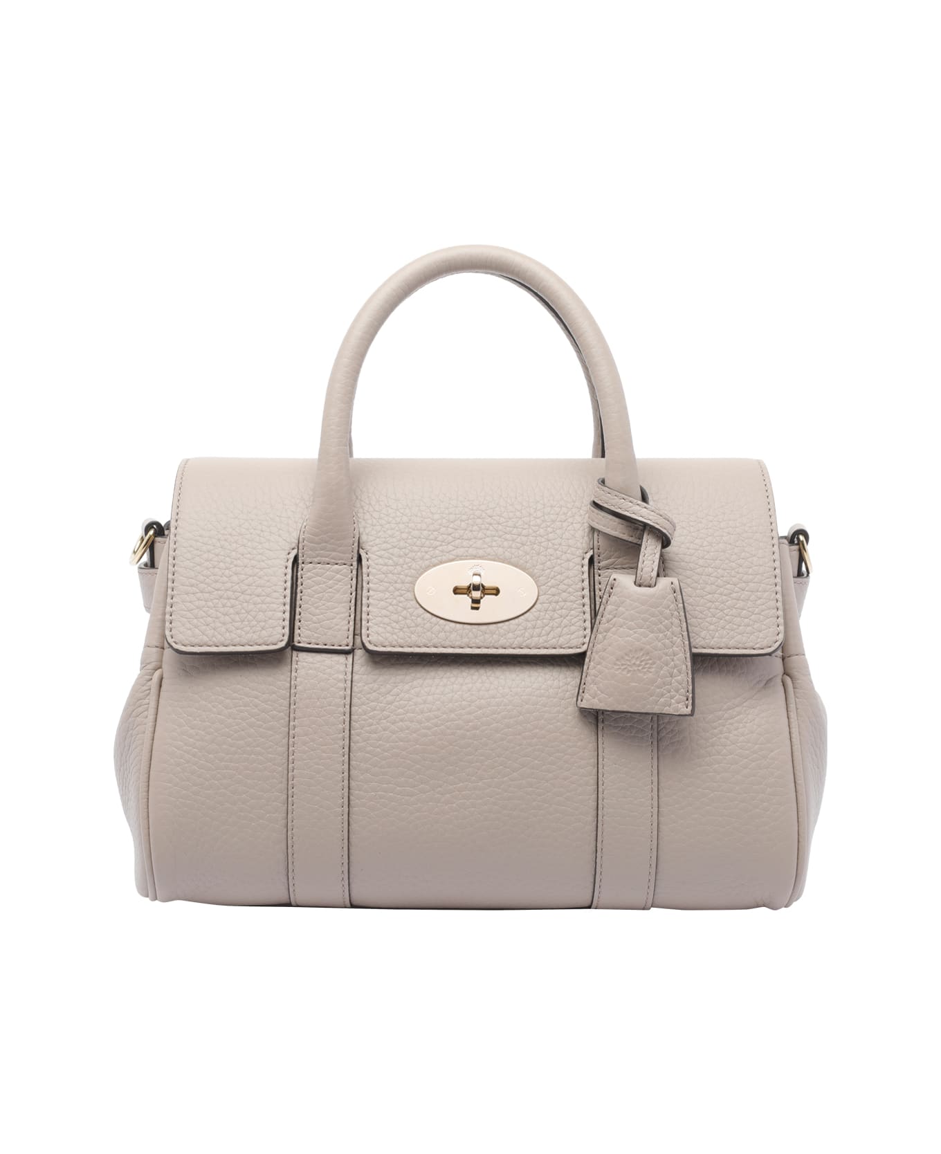 Mulberry Small Bayswater Satchel Bag - Beige