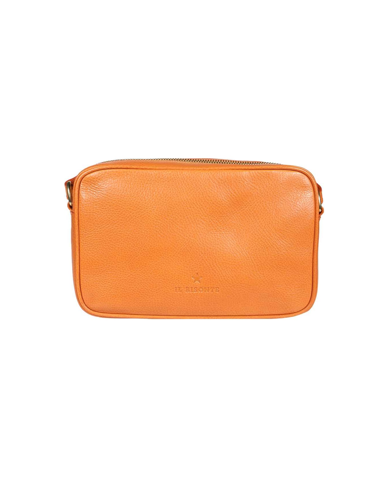 Il Bisonte Leather Crossbody Bag - Copper
