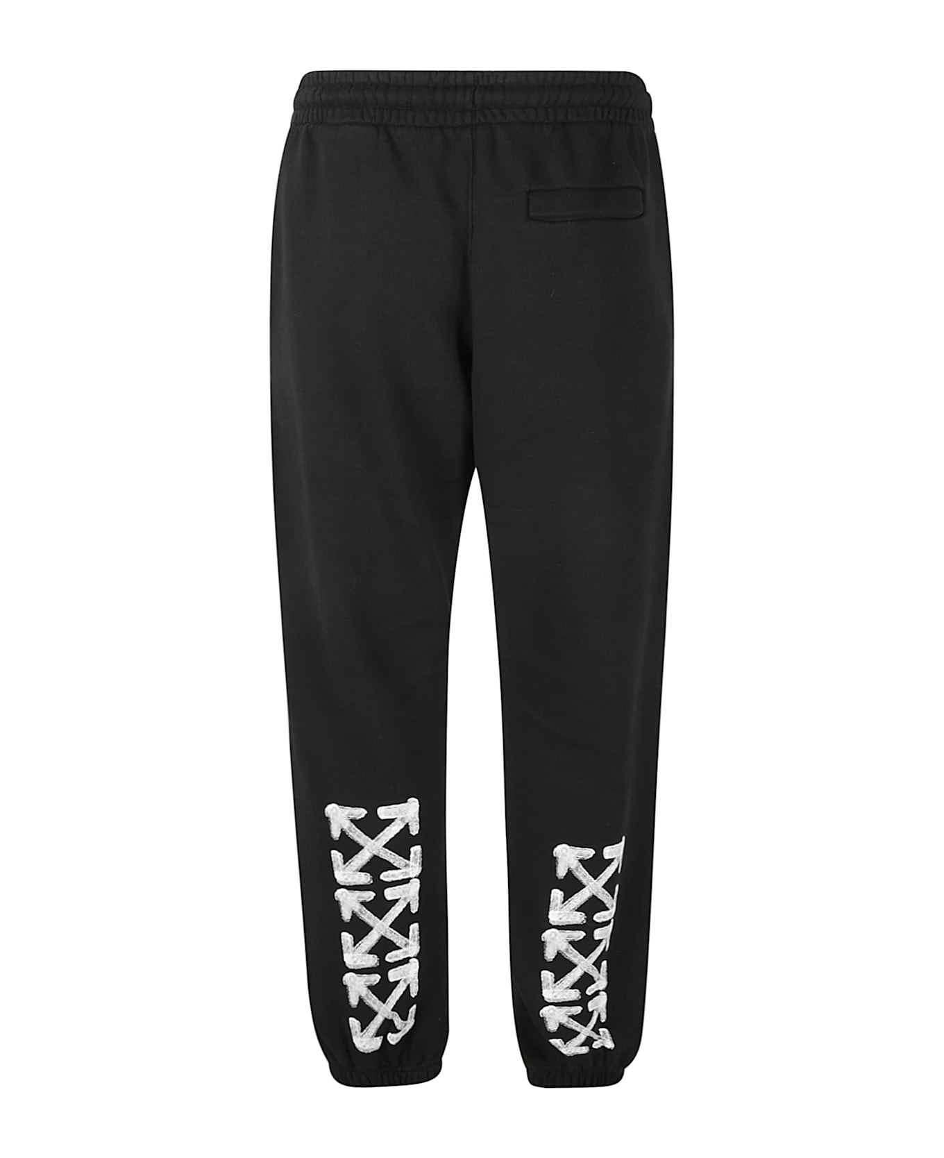 Off-White Arrow Cuffed Track Pants - BLACK - WHITE