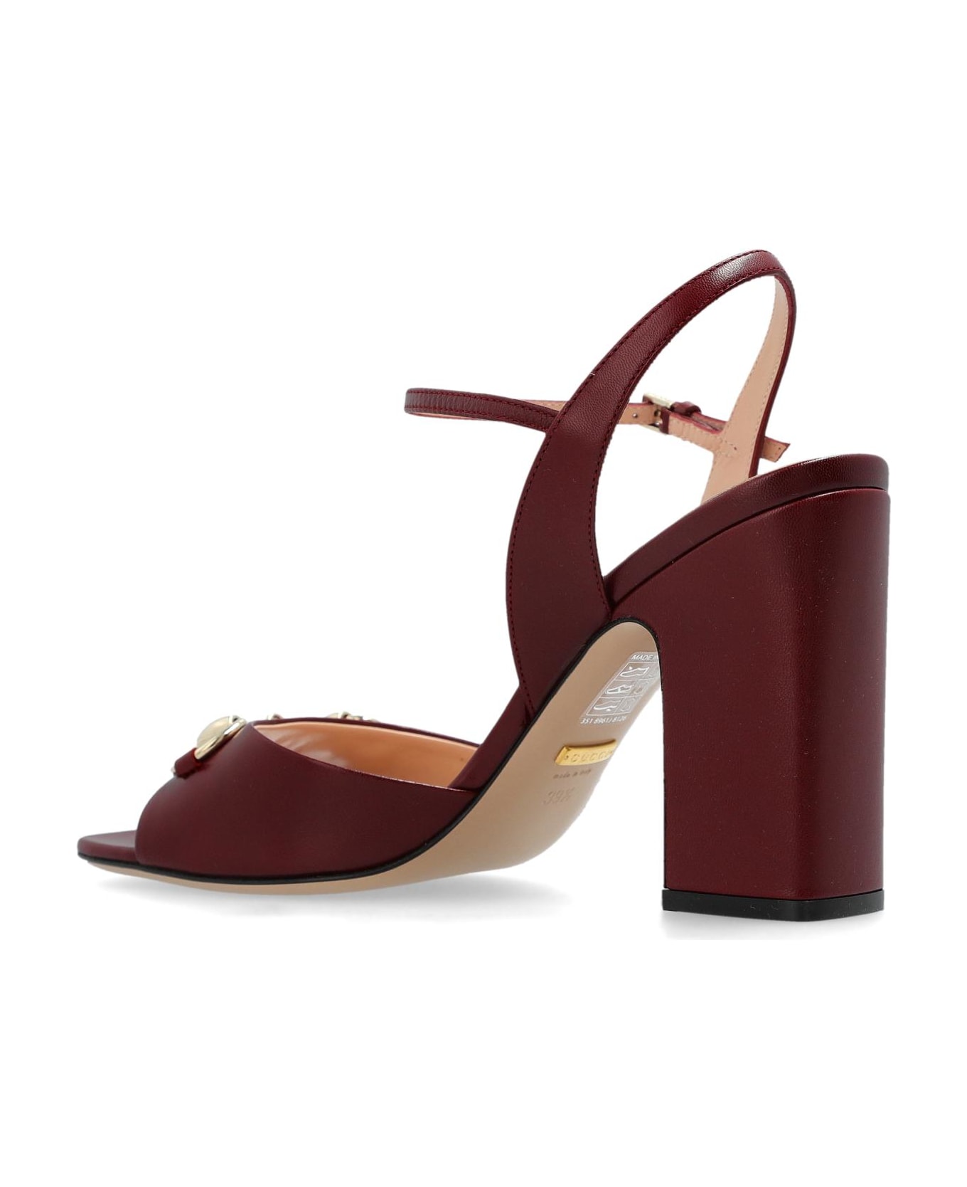 Gucci Heeled Sandals - Bordeaux