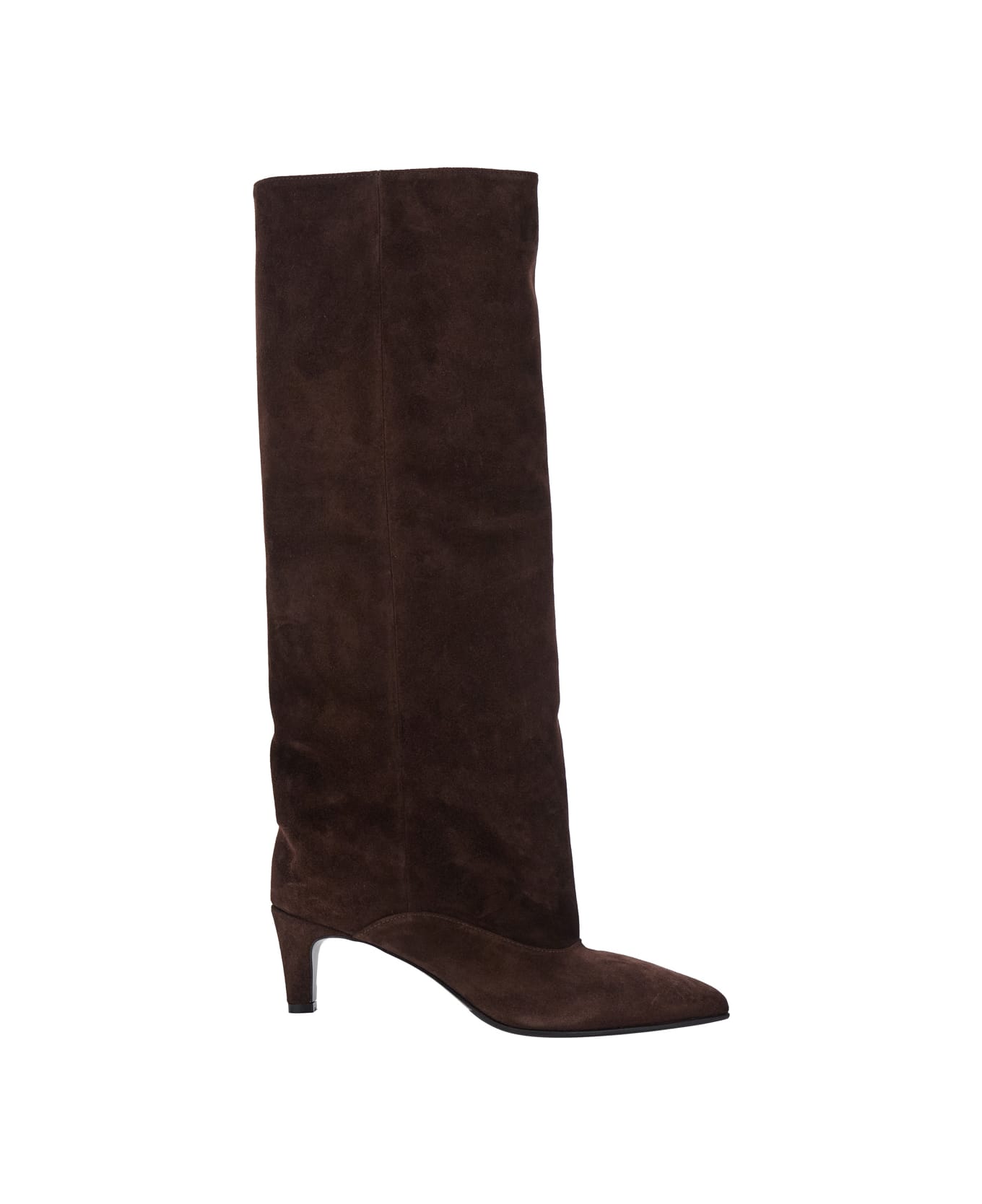 Strategia 
joelle
 Brown Boots With Pointed Design And Low Heel In Suede Woman - Brown