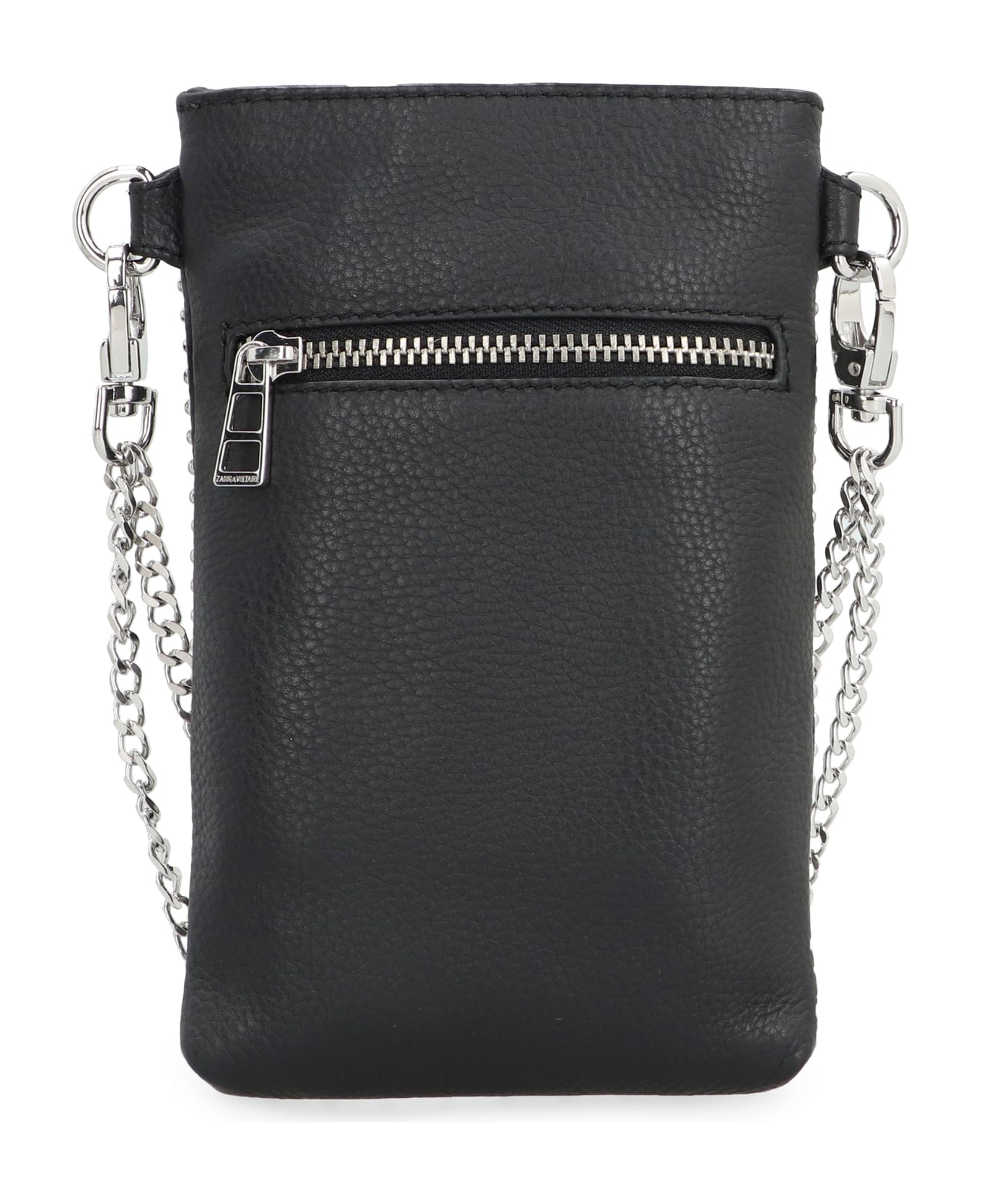 Zadig & Voltaire Rock Leather Mobile Phone Case - black