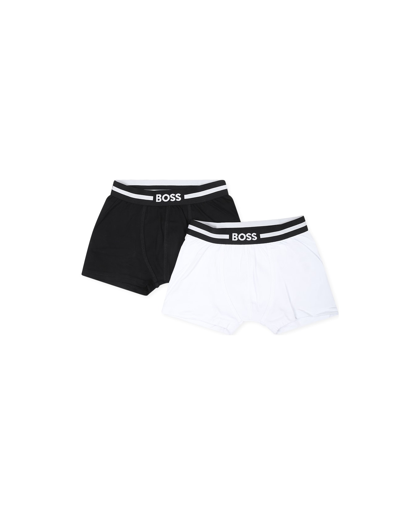 Hugo Boss Black Boxer For Boy With Logo - Black