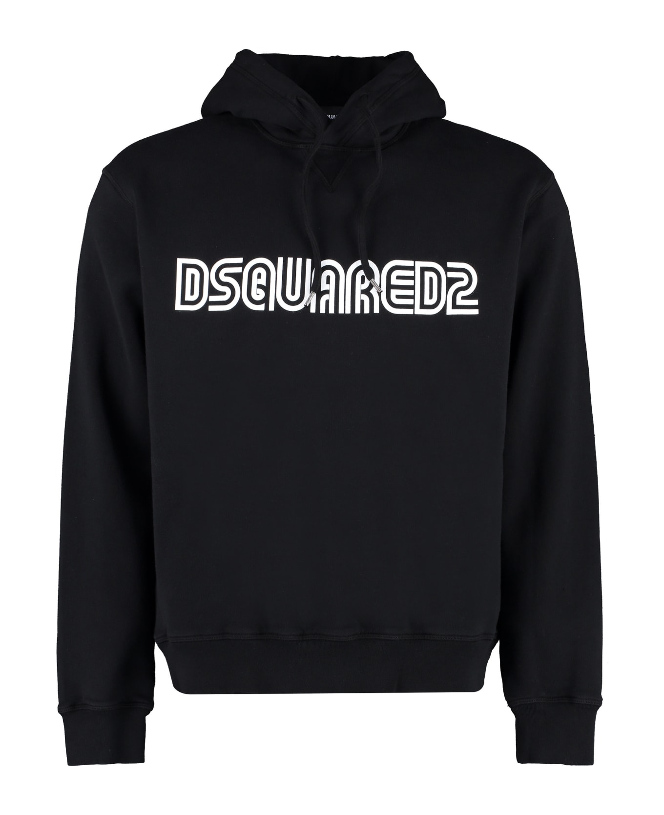 Dsquared2 Logo Print Hoodie - black