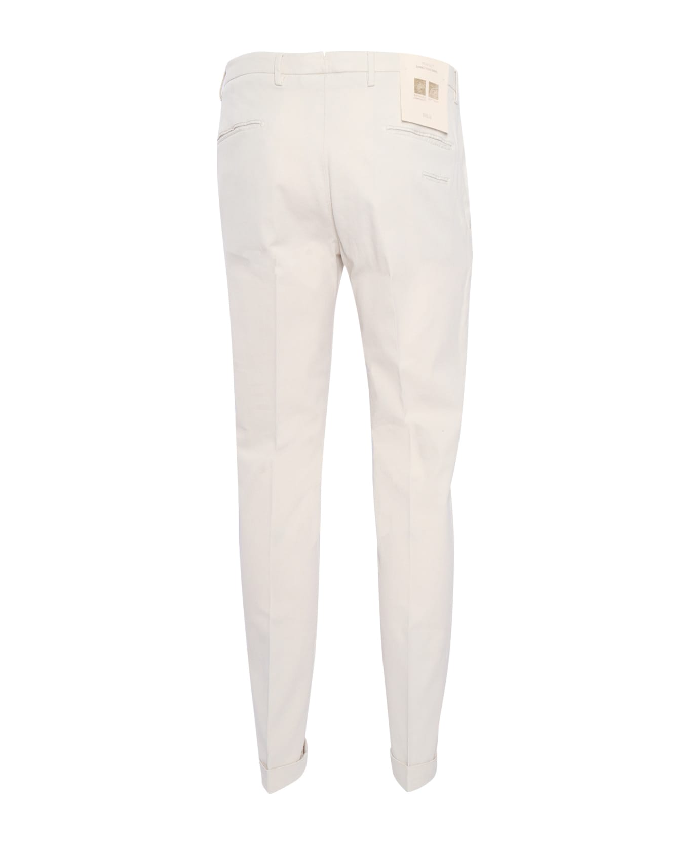 Briglia 1949 White Trousers - BEIGE