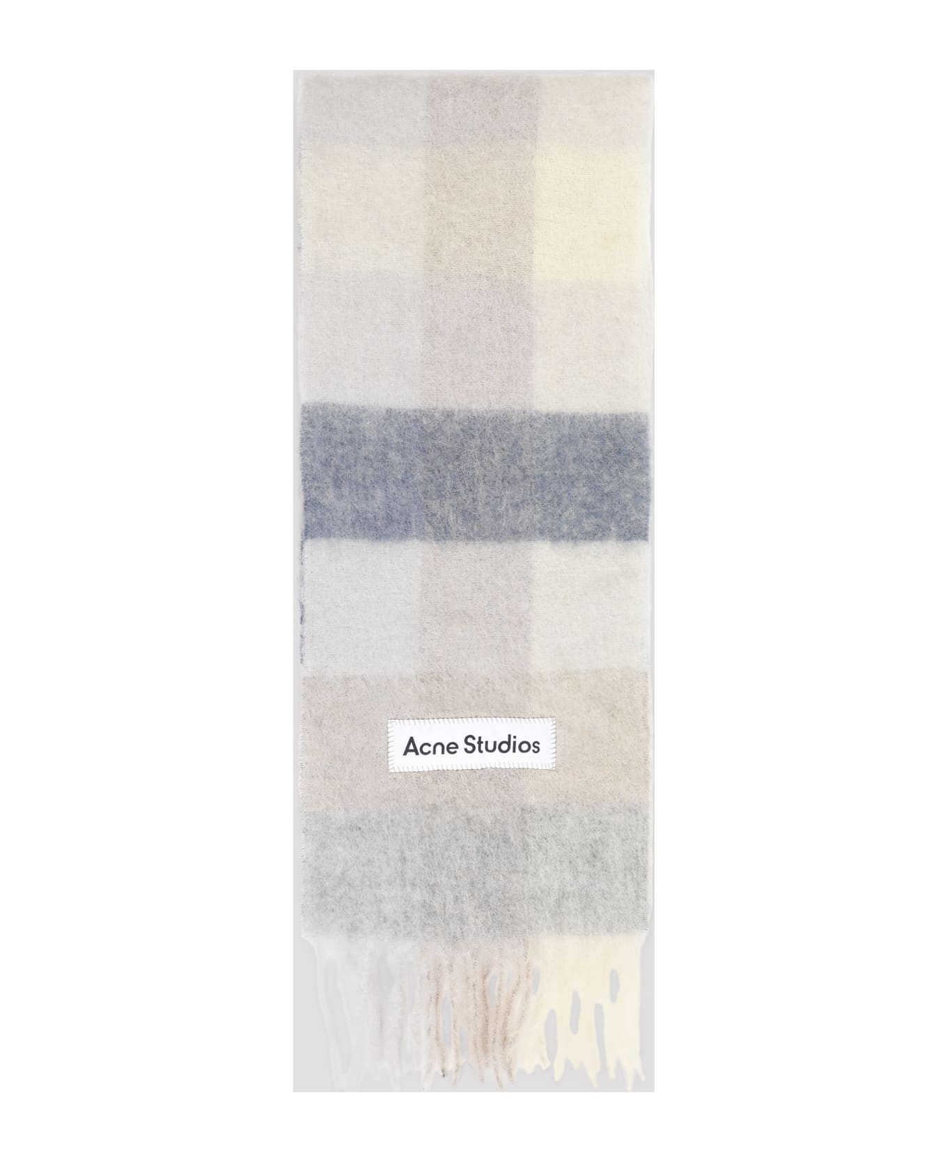 Acne Studios Alpaca Scarf - Vanilla Beige Lavander