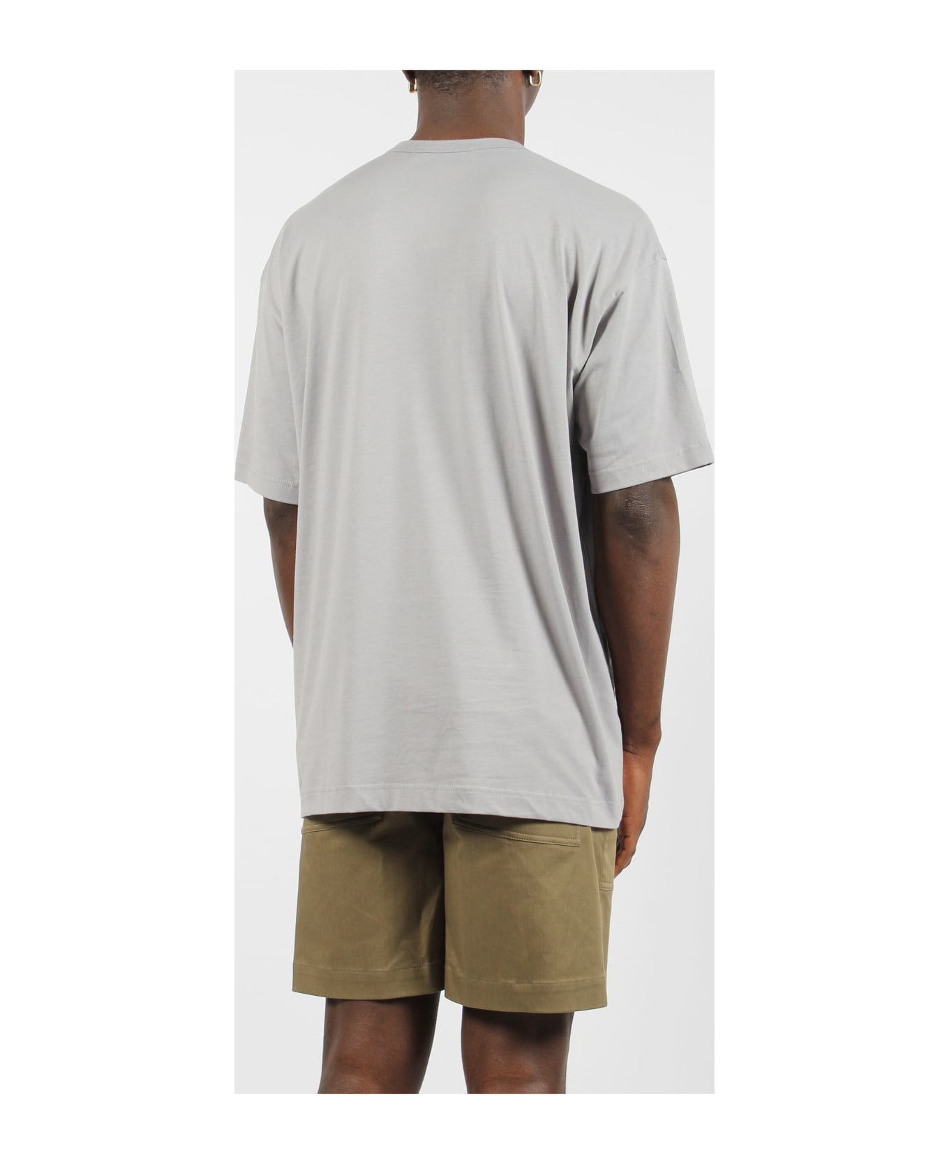 Comme des Garçons Shirt Jersey Cotton Basic T-shirt - Grey シャツ