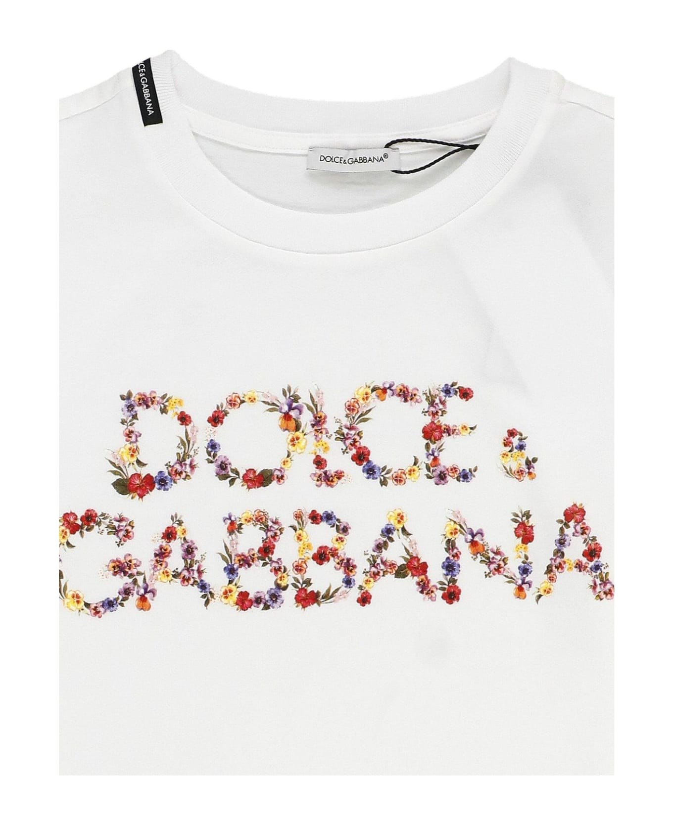 Dolce & Gabbana Logo Printed Jersey T-shirt