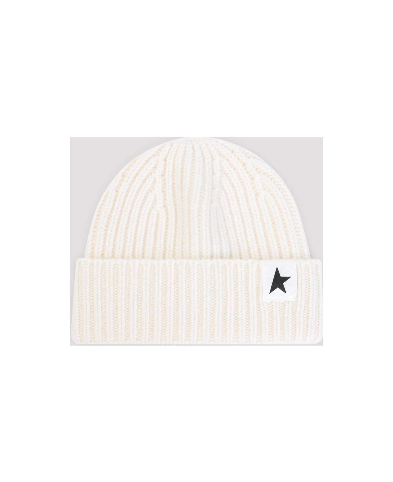 Golden Goose Star Beanie - Off White