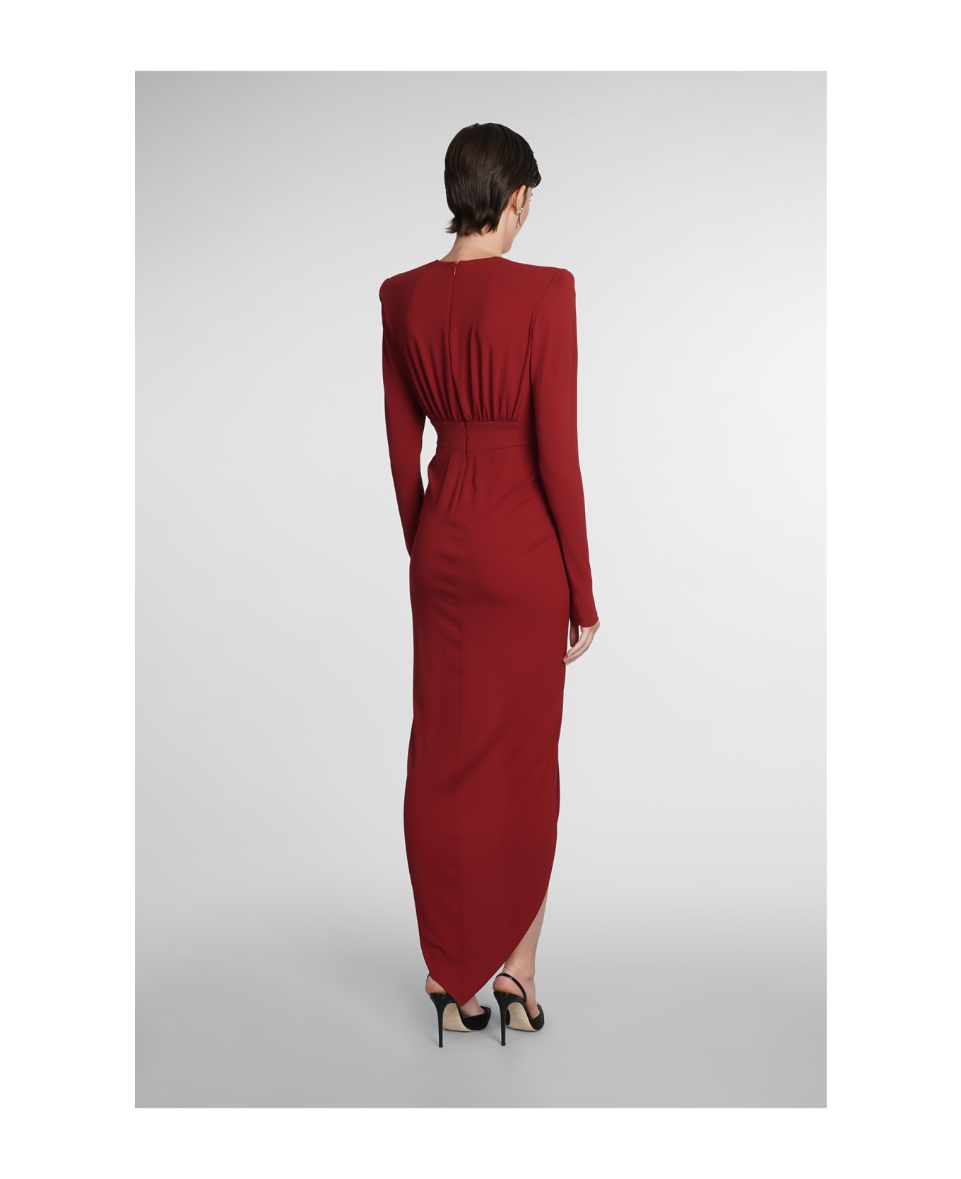 Alexandre Vauthier Dress In Red Viscose - red
