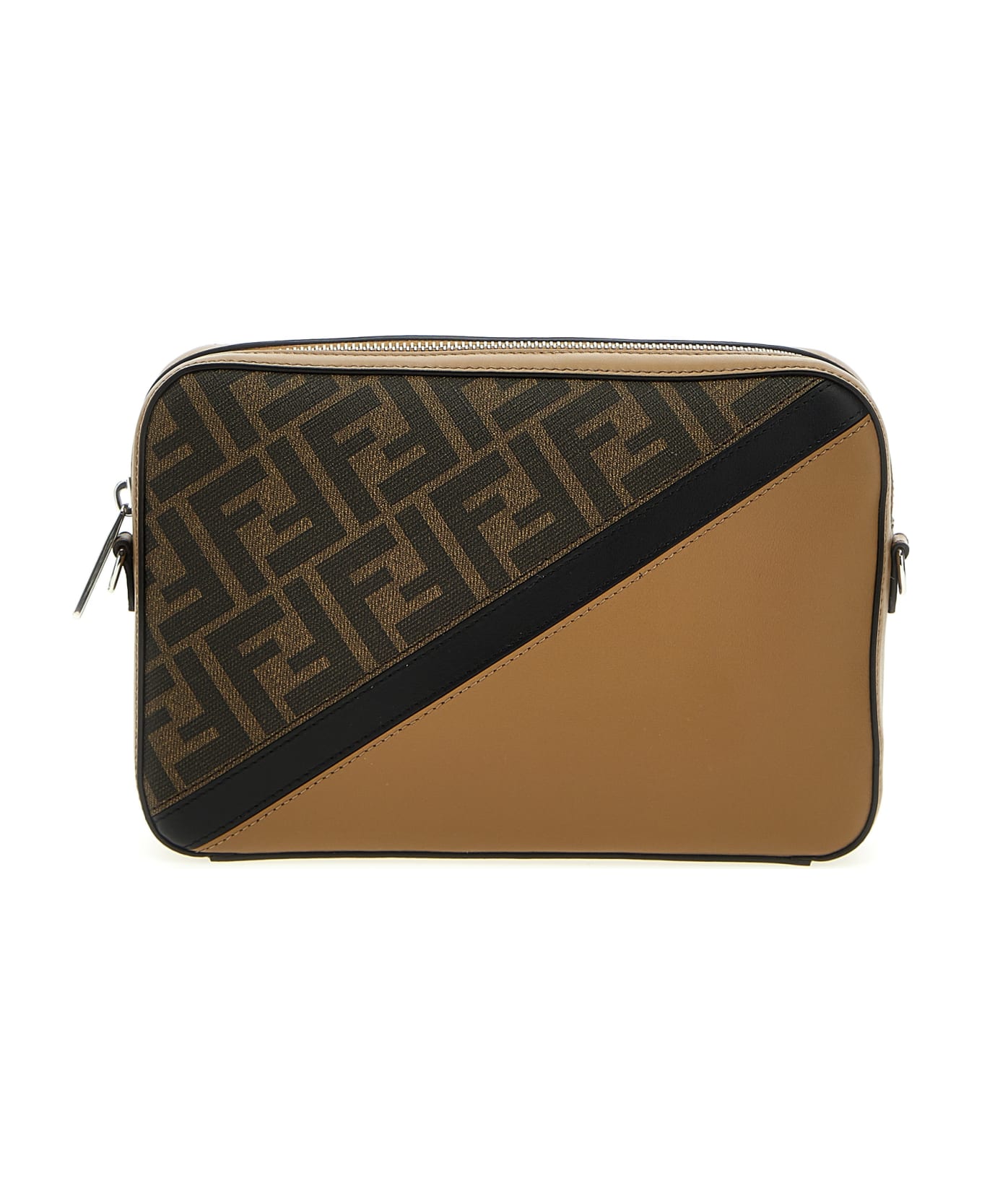 Fendi 'camera Case' Crossbody Bag - Brown