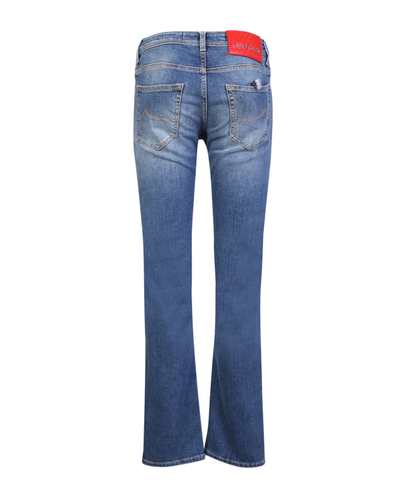 Jacob Cohen Nick Slim 5-pocket Blue Denim Jeans - Blue デニム