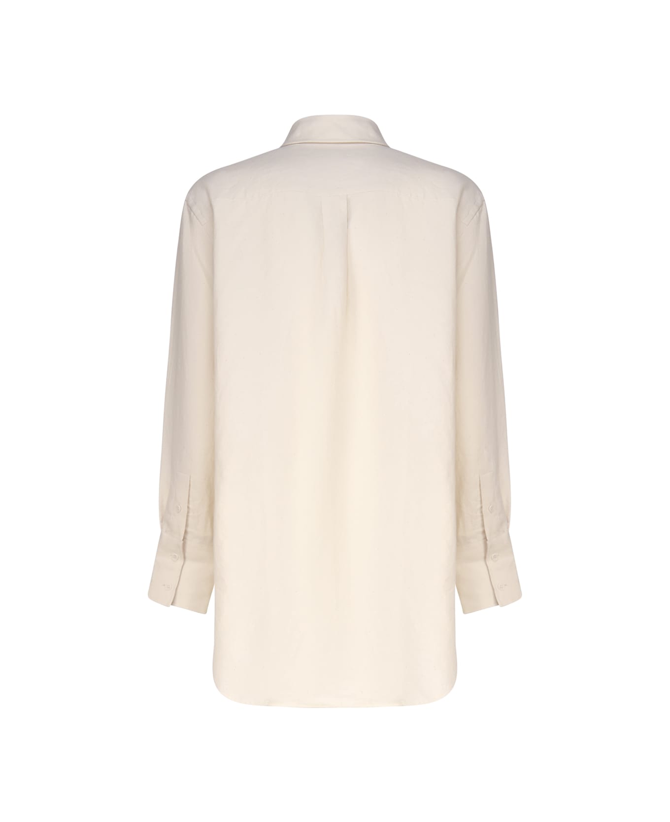 J.W. Anderson Shirt With Anchor Embroidery - Ivory