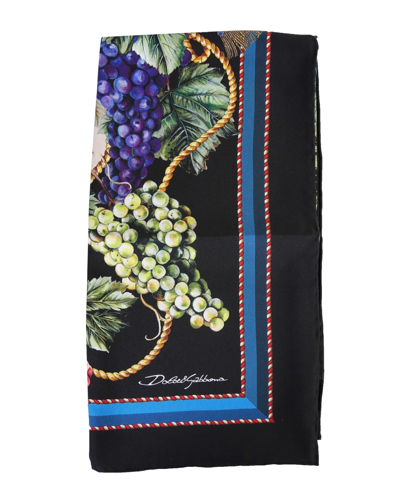 Dolce 
Gabbana Scarf With Logo - MULTICOLOR