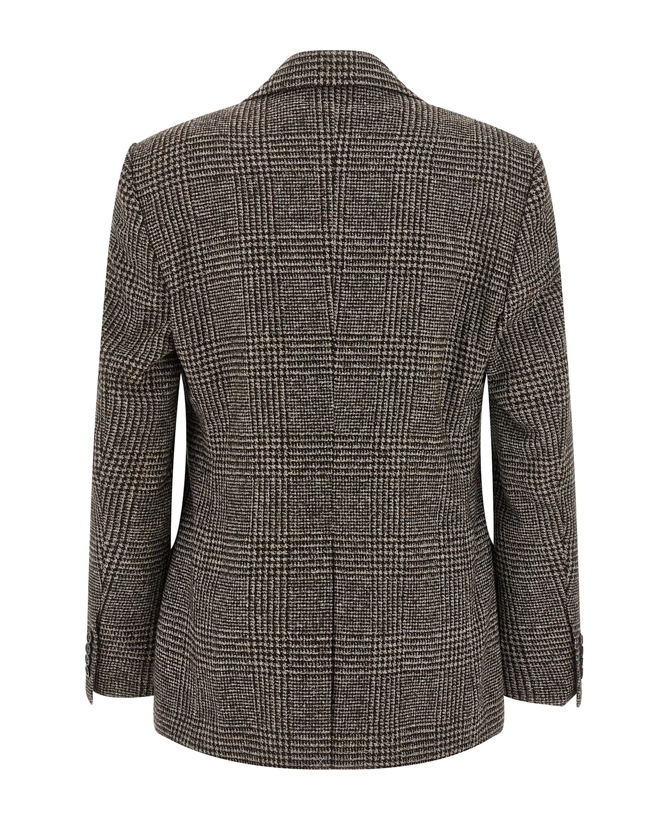 Dolce 
Gabbana Prince Of Wales Wool Blazer - Brown