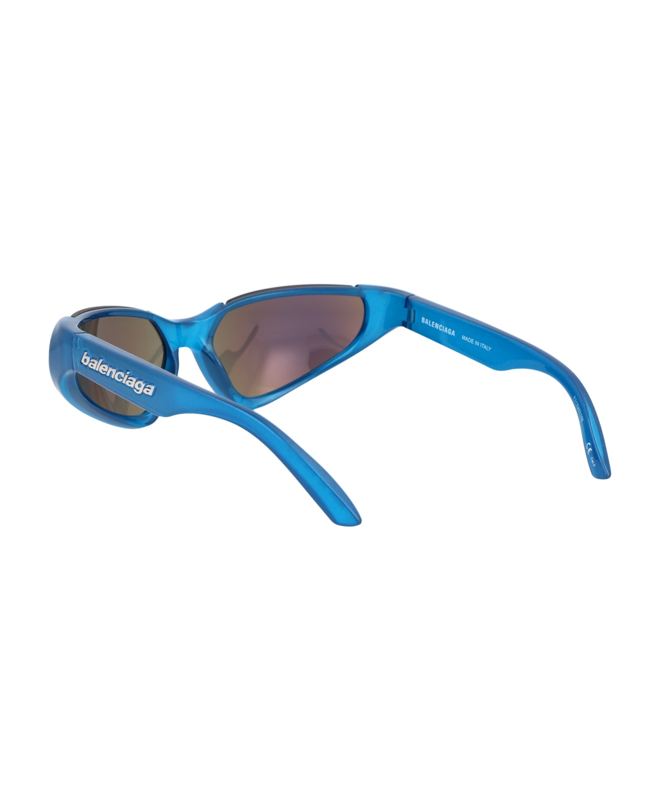 Balenciaga Eyewear Bb0202s Sunglasses - 003 LIGHT BLUE LIGHT BLUE GREEN