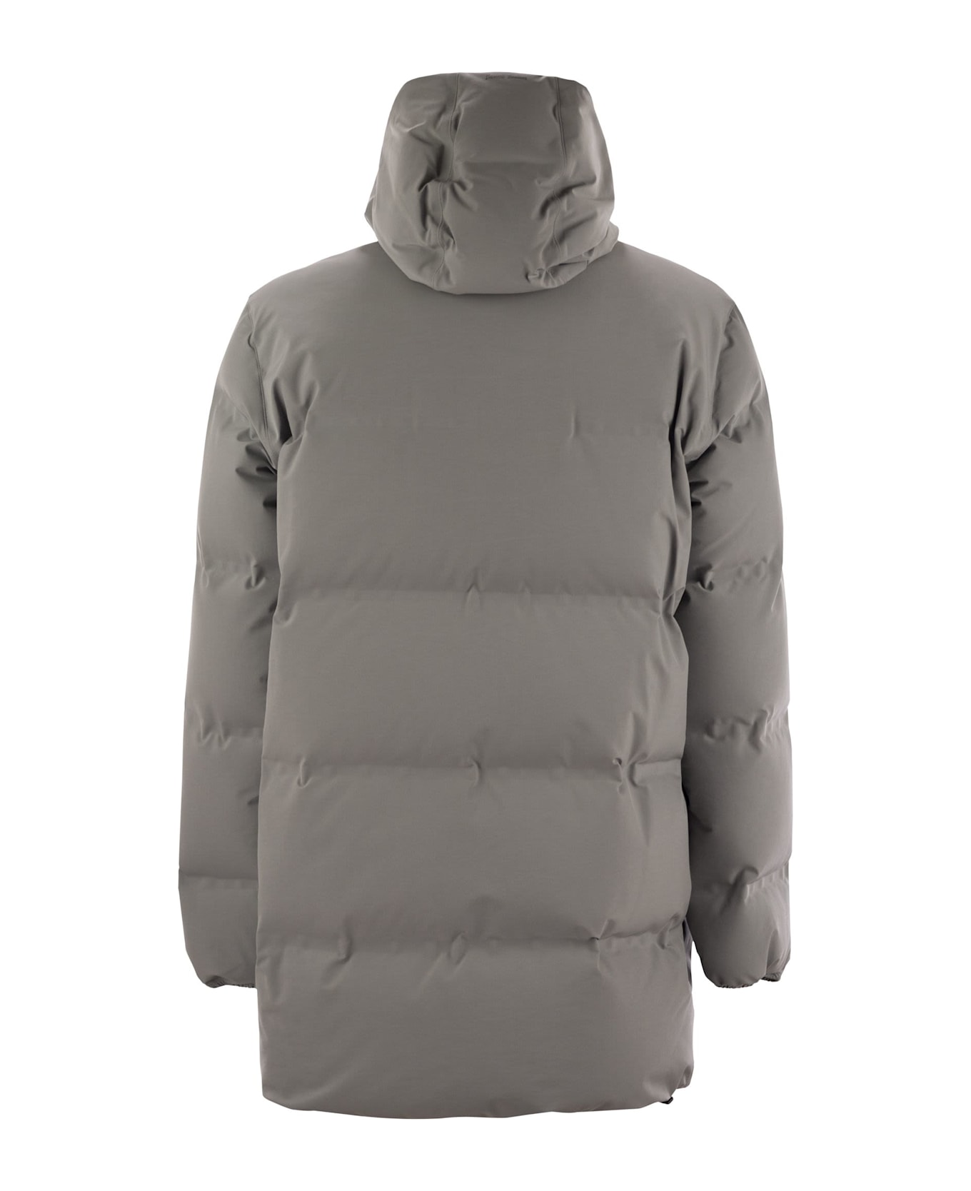Herno Long Laminar Down Jacket - Grey