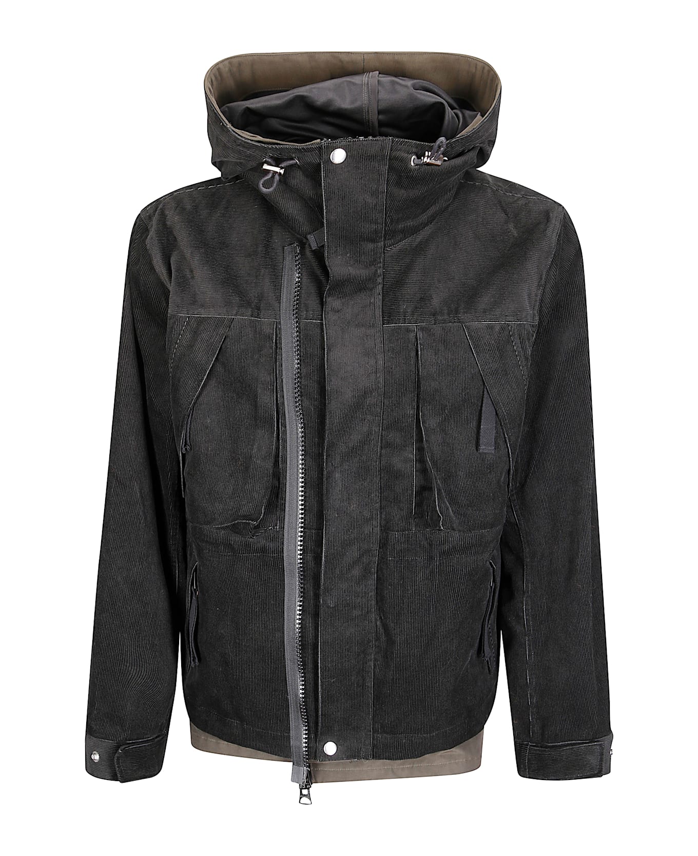 Sacai Corduroy Blouson - BLACK