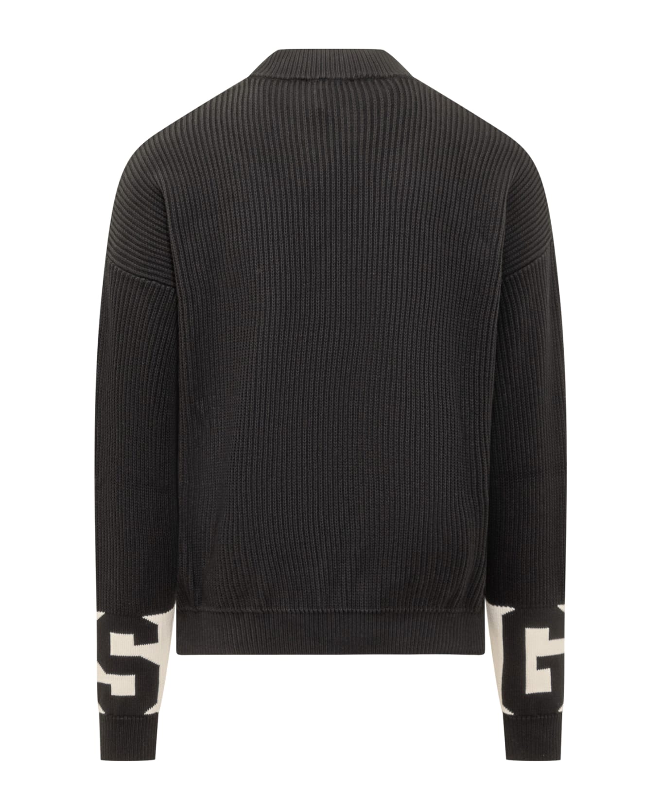 GCDS Sweater With Logo - Black ニットウェア