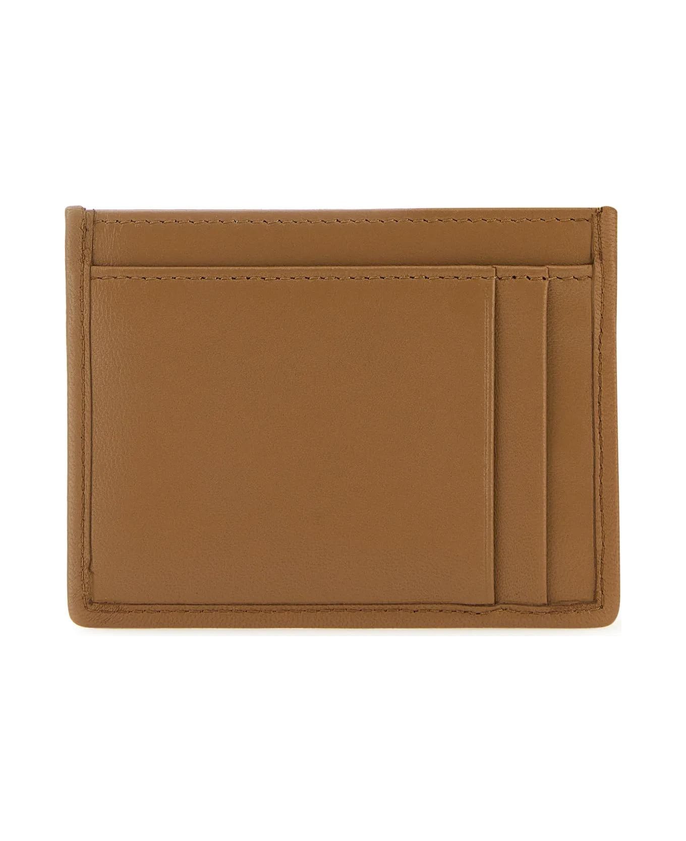 Miu Miu Caramel Nappa Leather Card Holder - CARAMEL