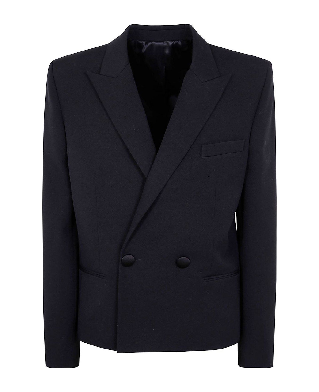 Double Breasted Tailored Blazer - Thumbnail 2