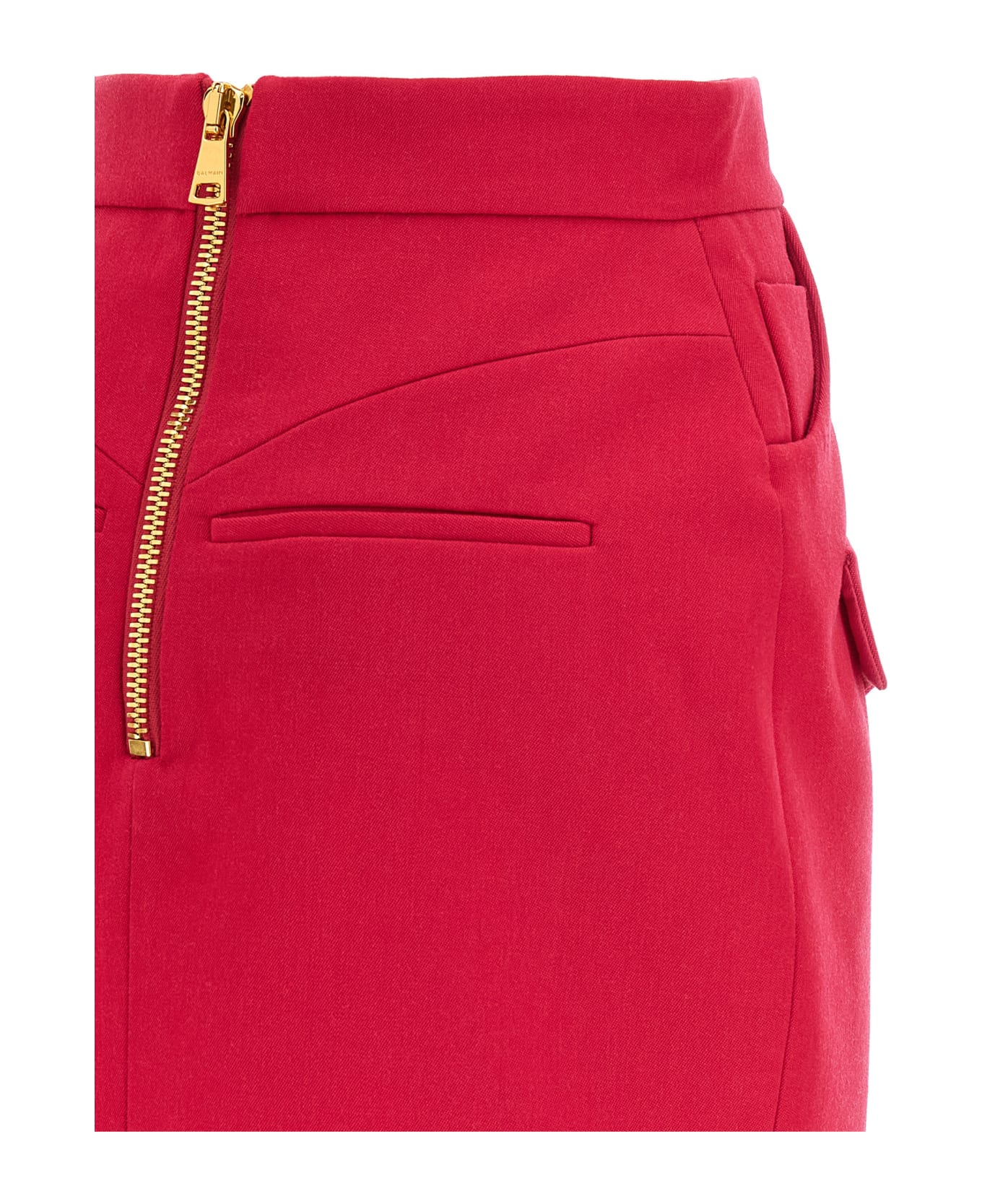 Balmain Mini Skirt - Fuchsia スカート