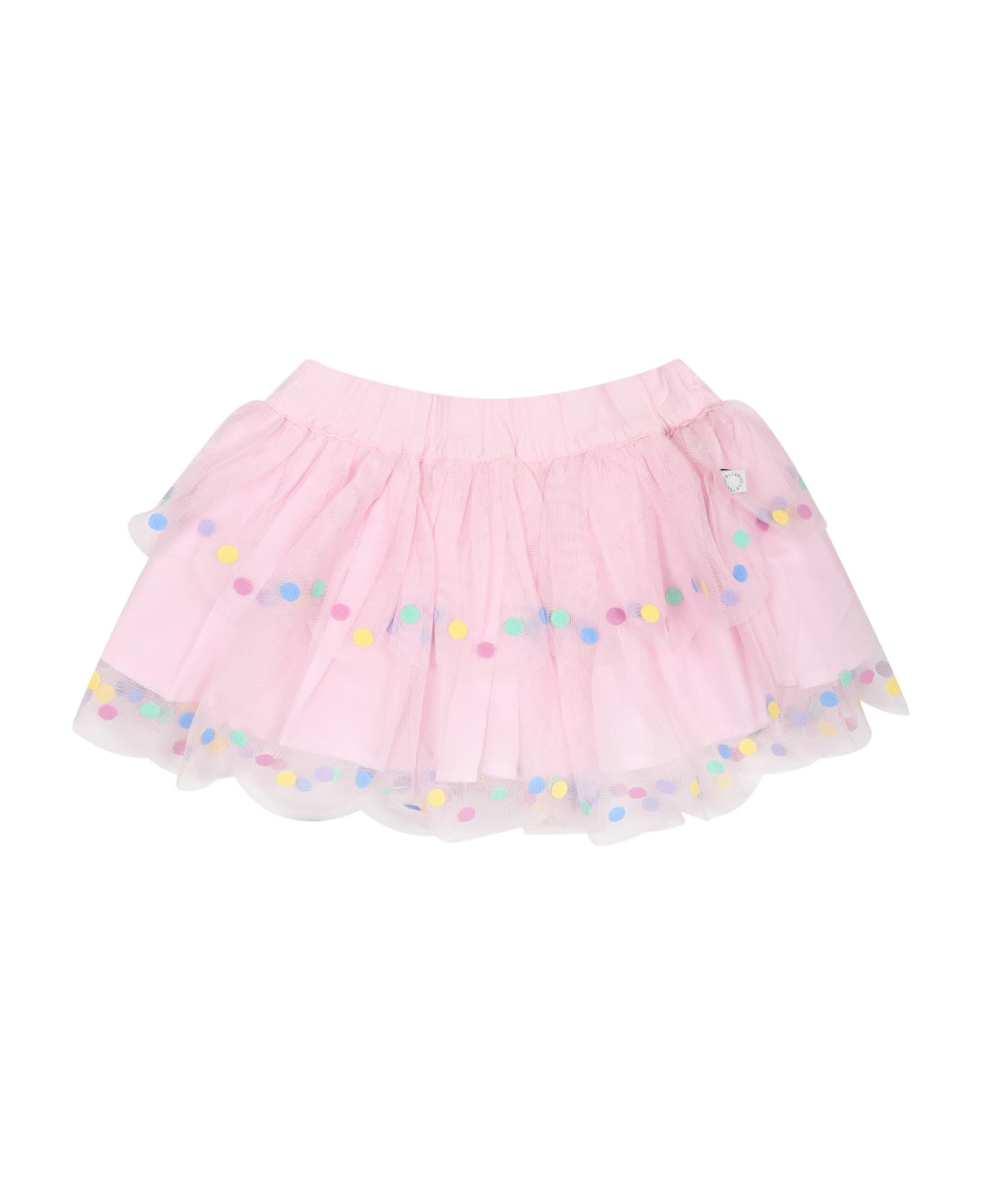Stella McCartney Kids Pink Tulle Skirt For Baby Girl - Pink