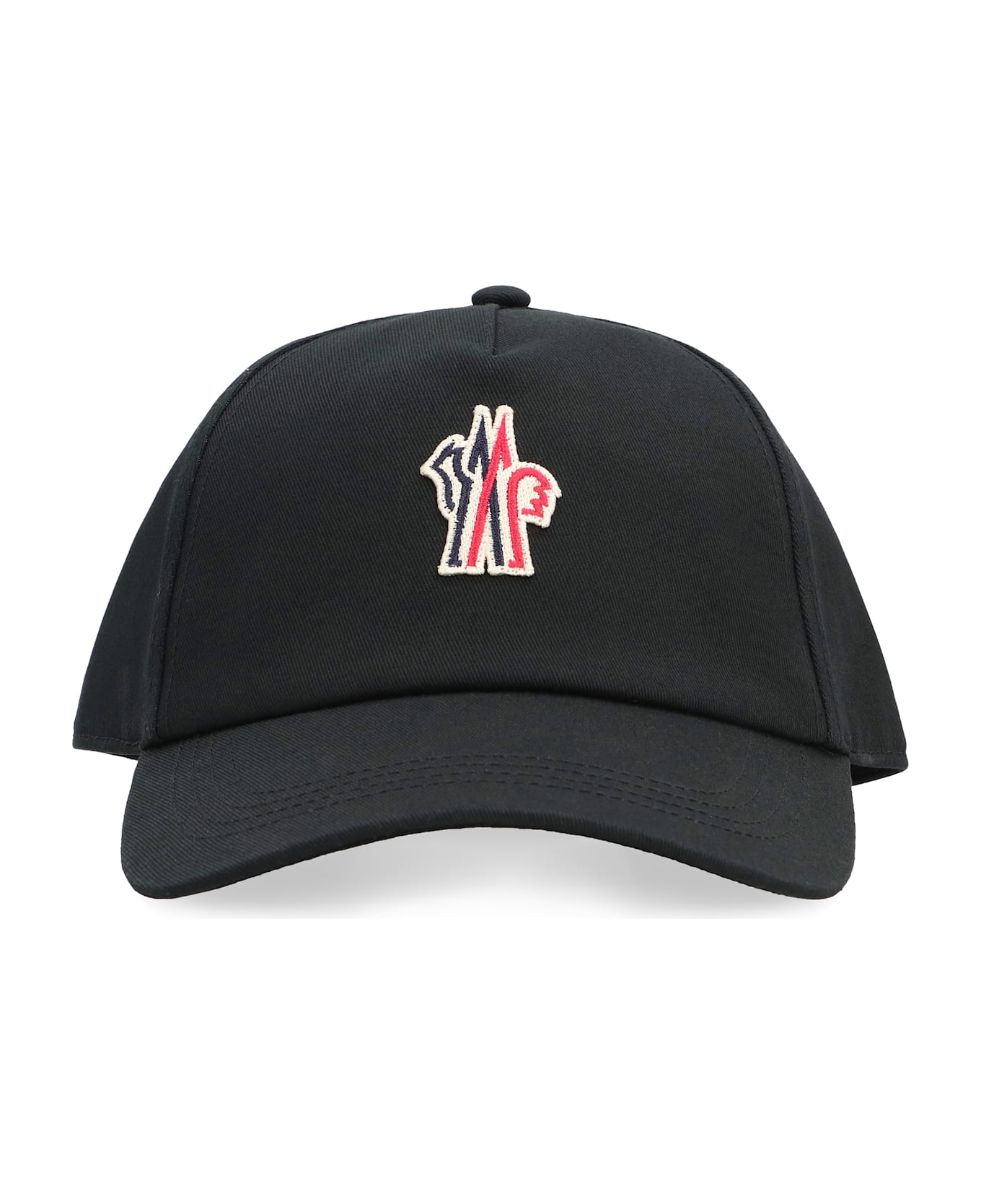 Moncler Grenoble Logo Baseball Cap - black