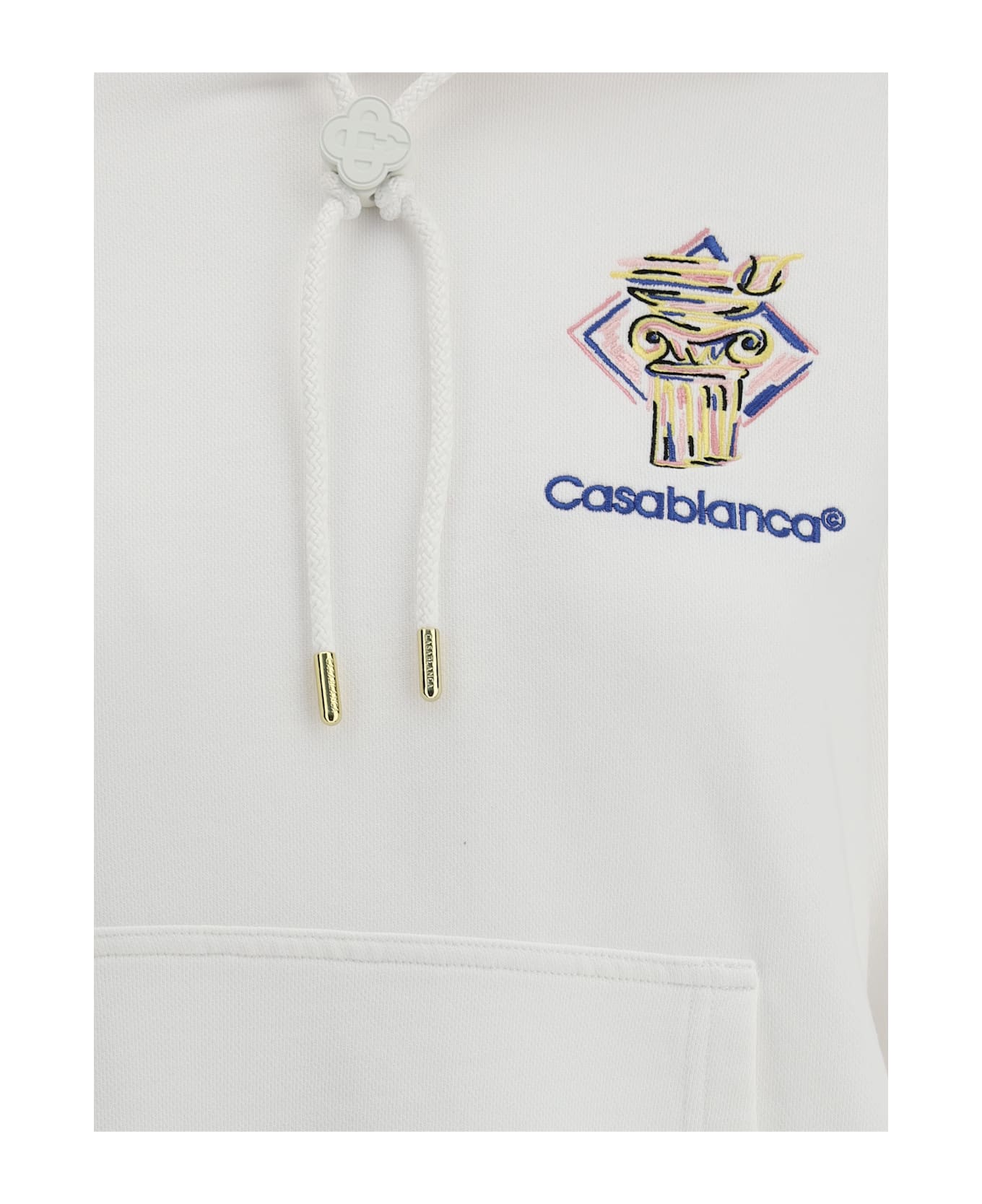 Casablanca Logoed Hoodie - Diamond Column