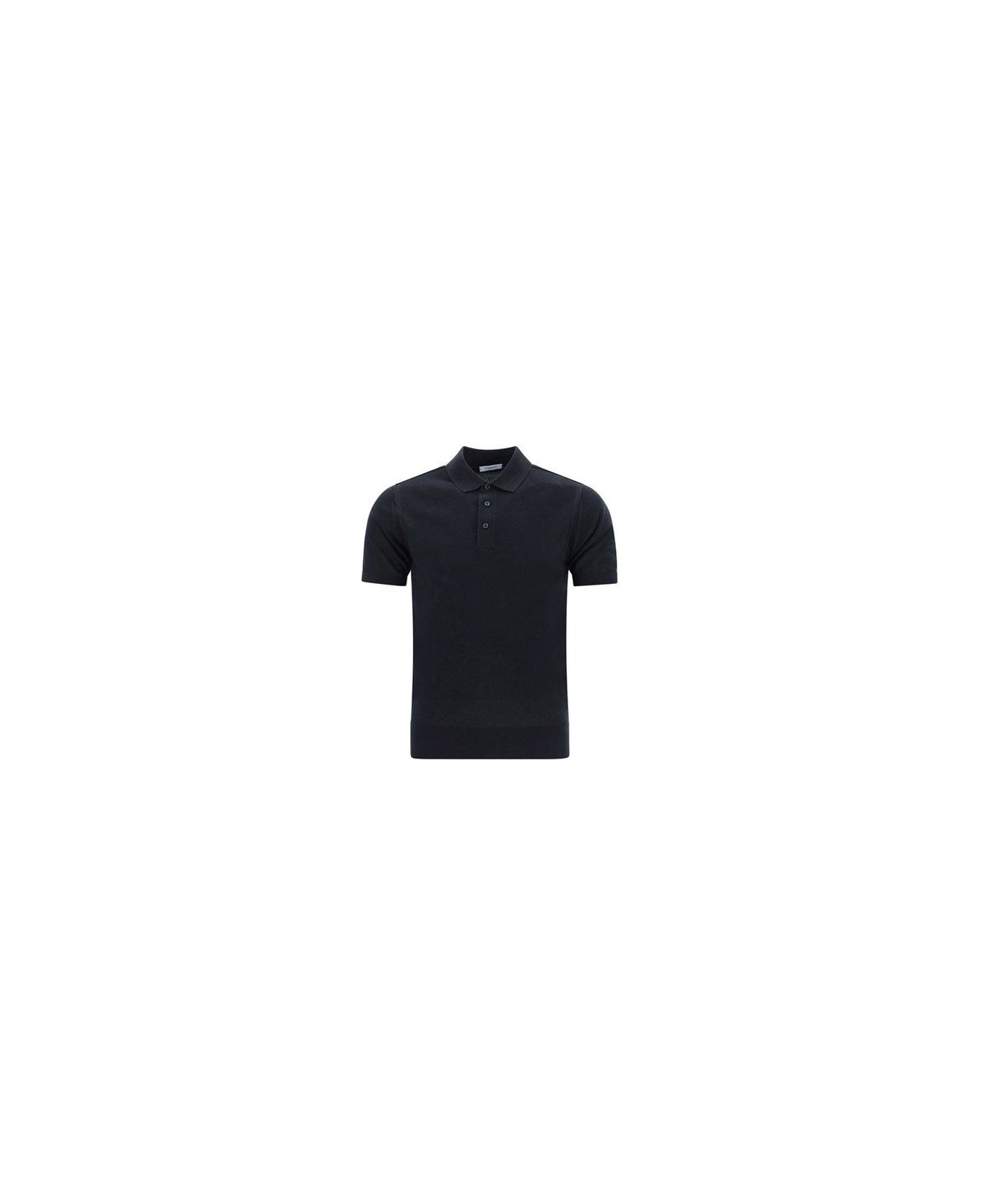 Paolo Pecora Short-sleeved Polo Shirt - Black