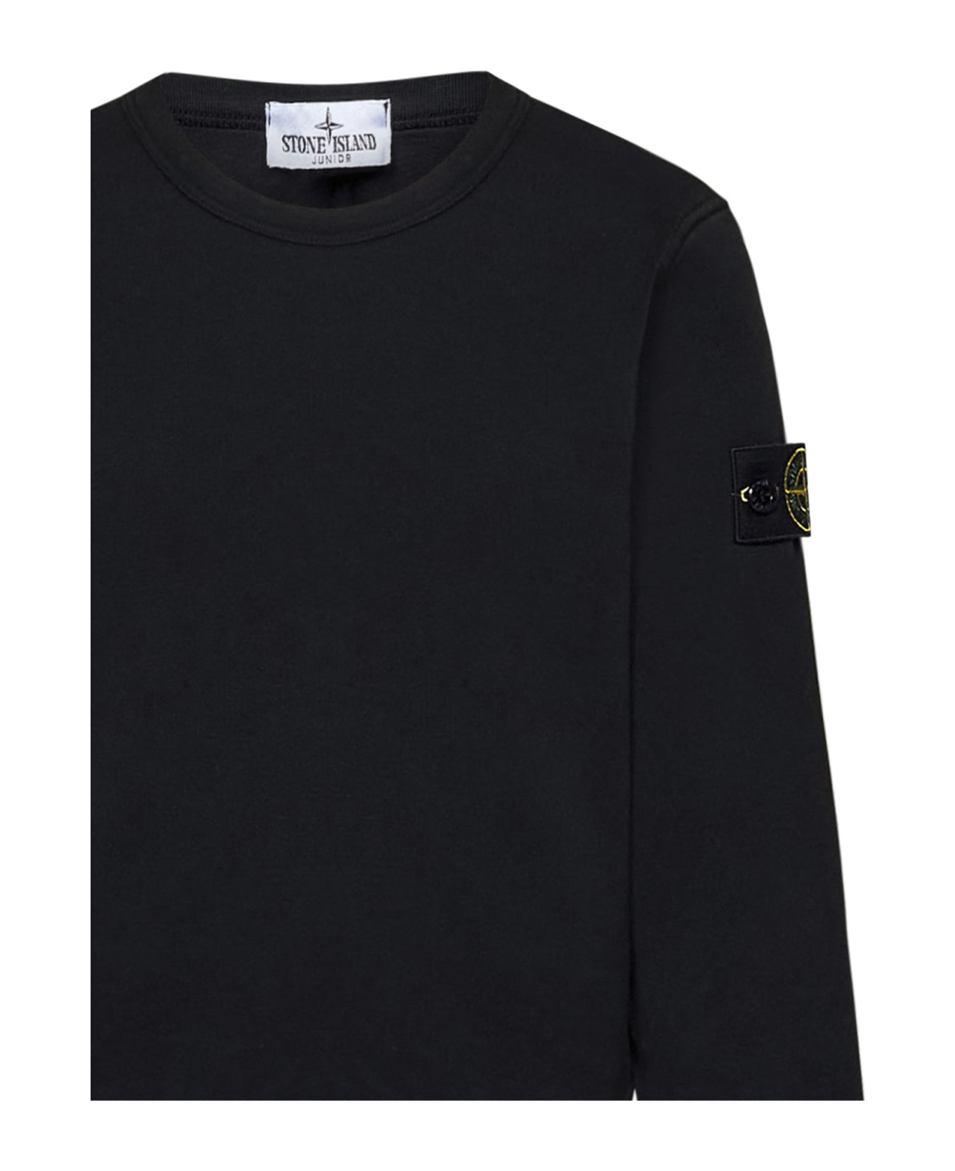 Stone Island Junior Sweatshirt - Black