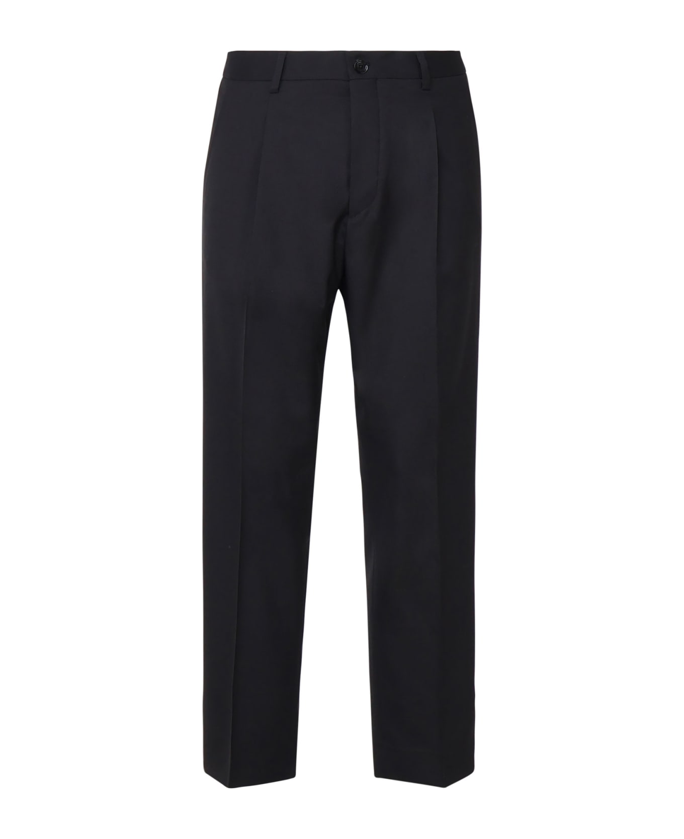 Be Able Sandy Wool Blend Trousers - Blue