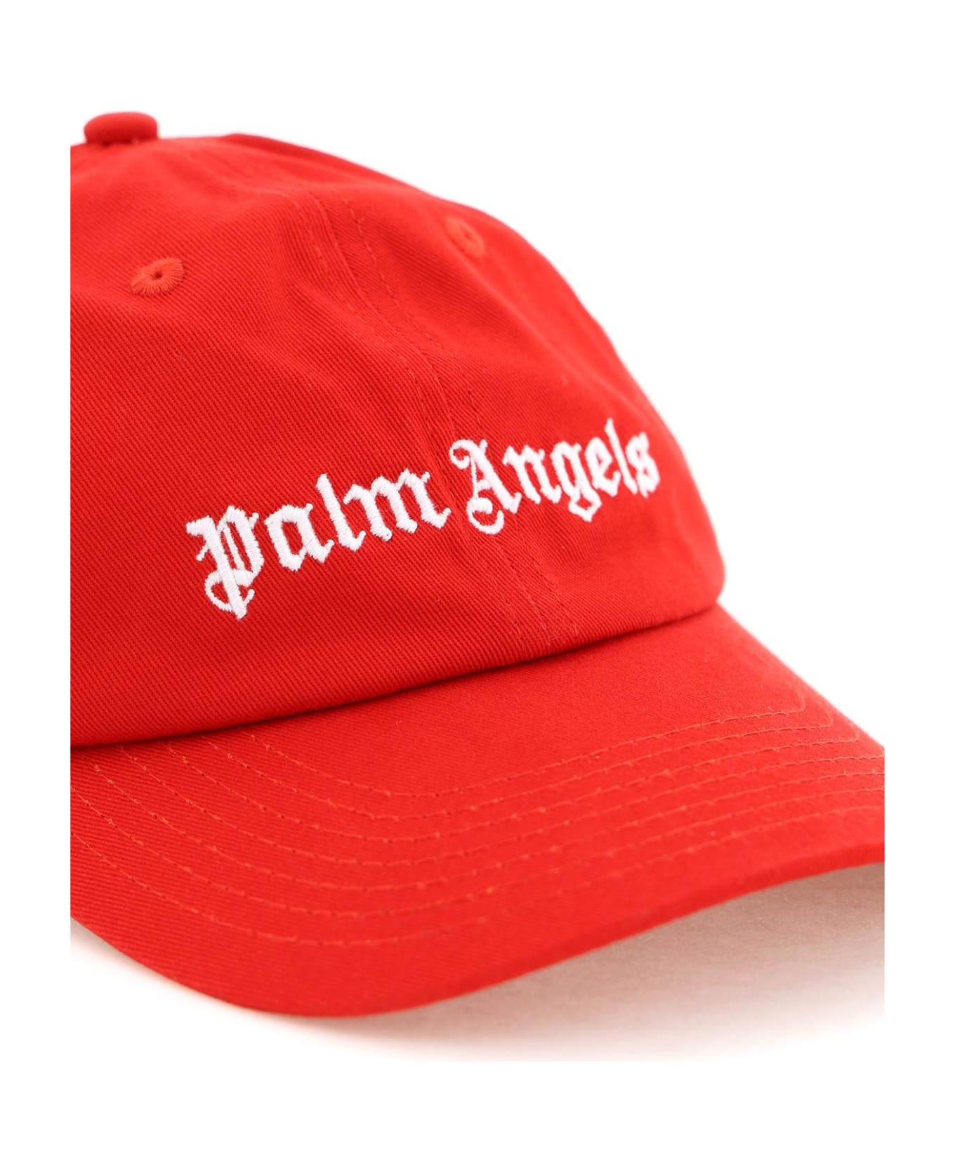Palm Angels Logo Baseball Cap - Red 帽子