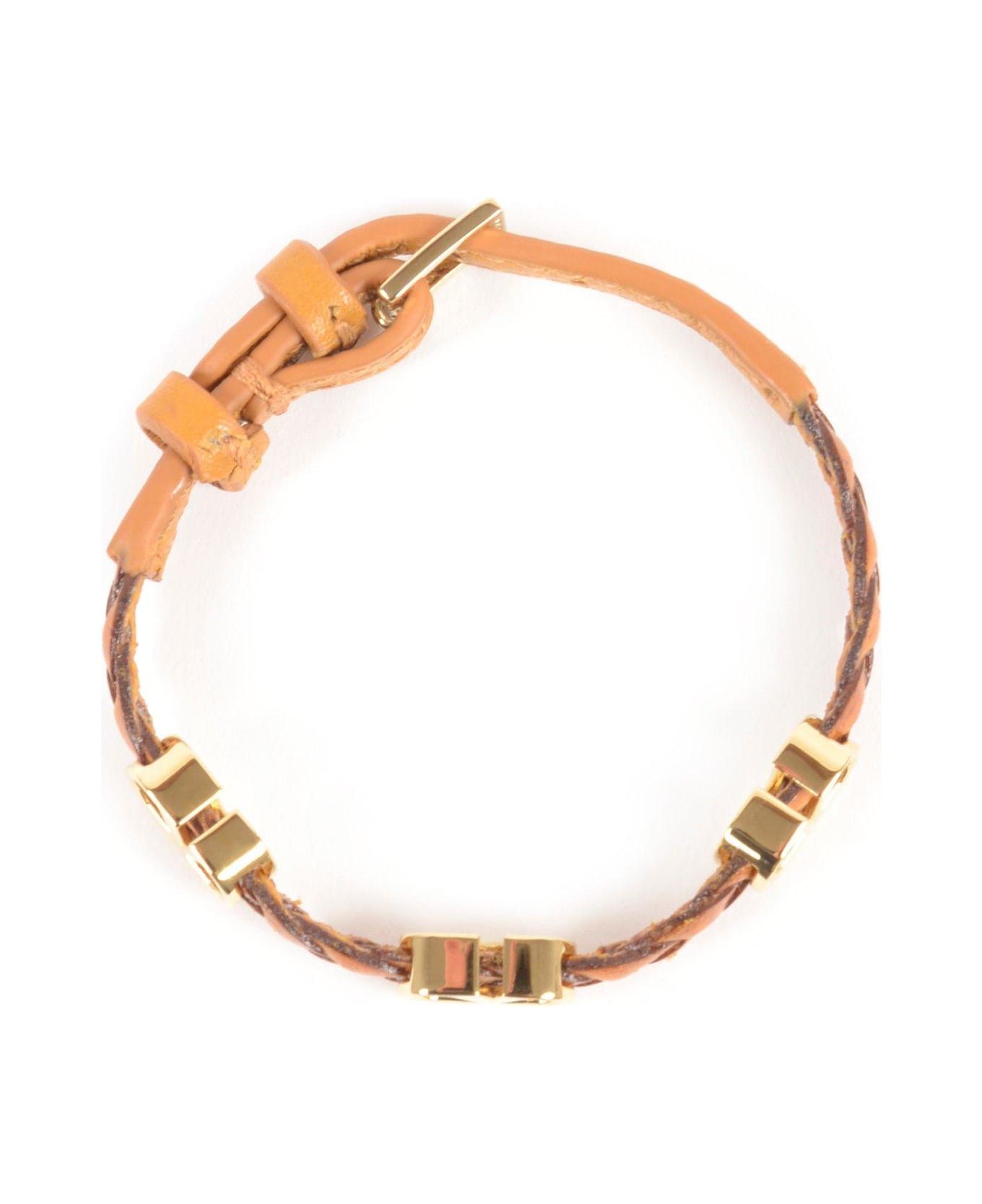Valentino Garavani Vlogo Signature Buckled Bracelet - Brown