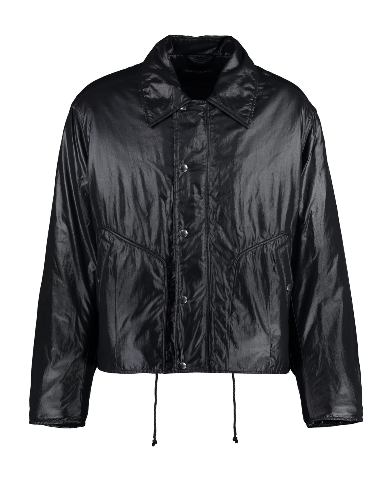 Our Legacy Club Techno Fabric Jacket - black