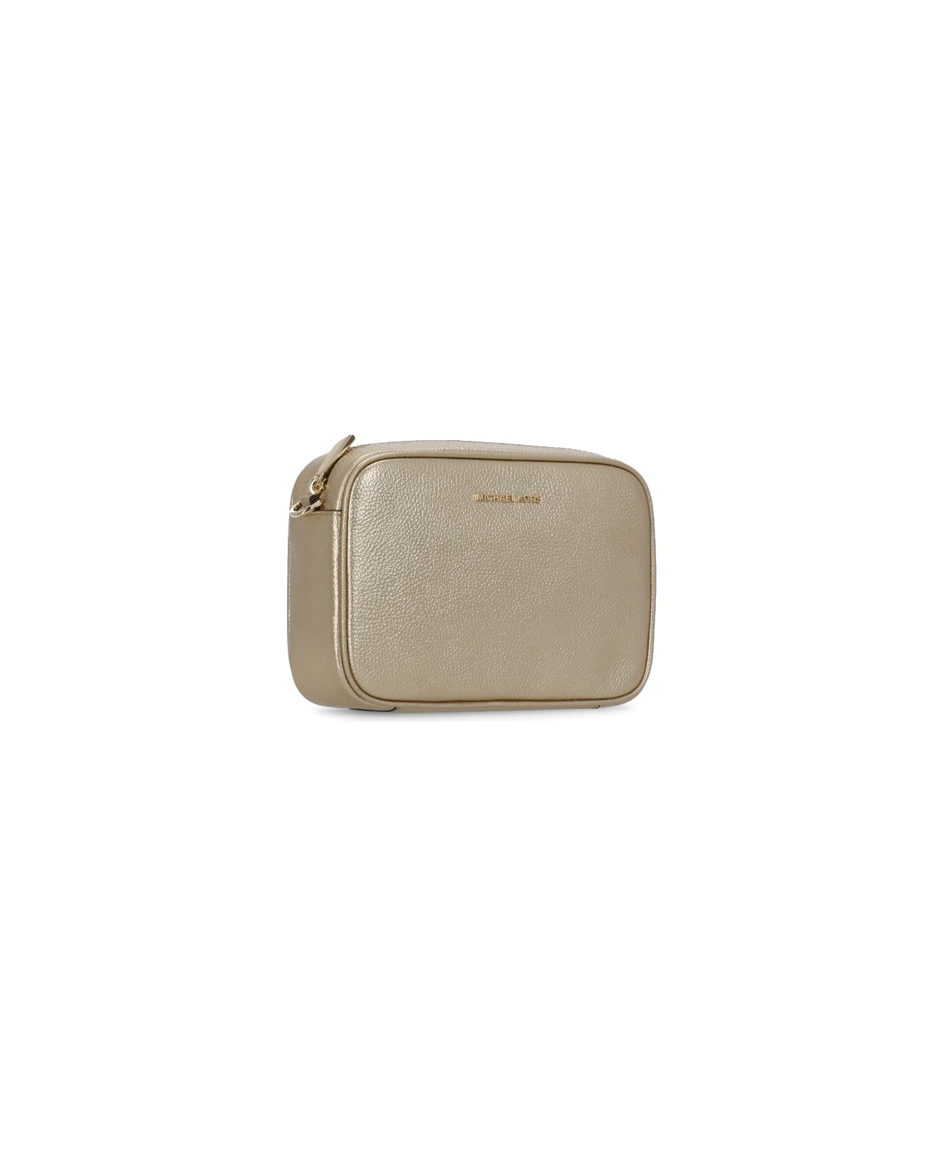 Michael Kors Leather Shoulder Bag - Gold