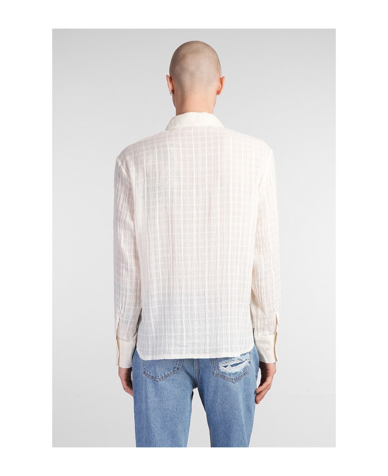 Séfr Ignacio Shirt In Beige Cotton - beige